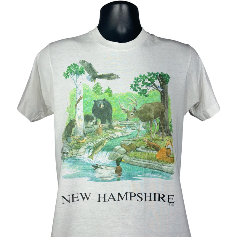 Vintage New Hampshire Animals Tee 1991