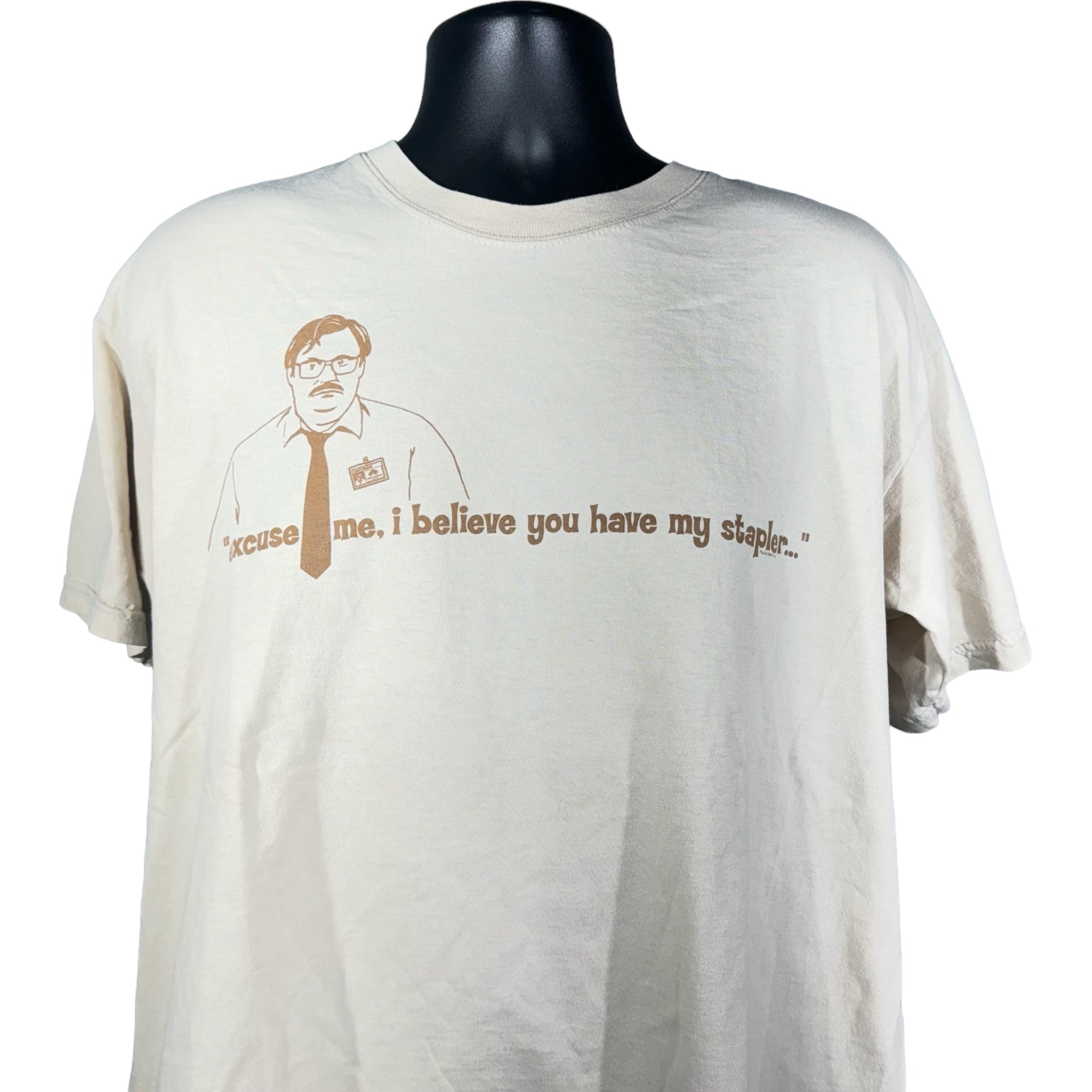 Vintage "Excuse me, I Believe You Have My Stapler…" Officespace Tee