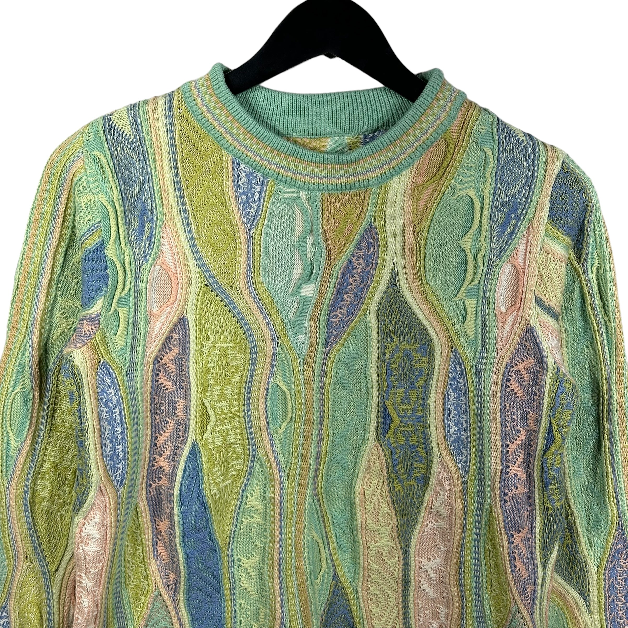 Vintage 3D Knit Sweater