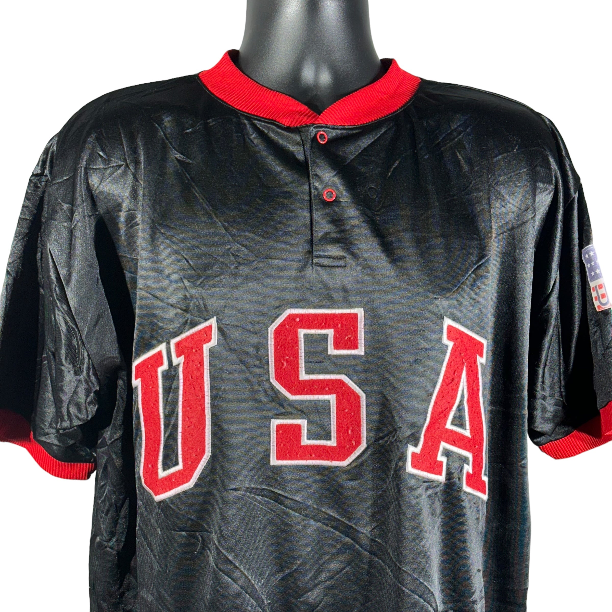 Vintage USA 1/4 Button Pullover Jersey