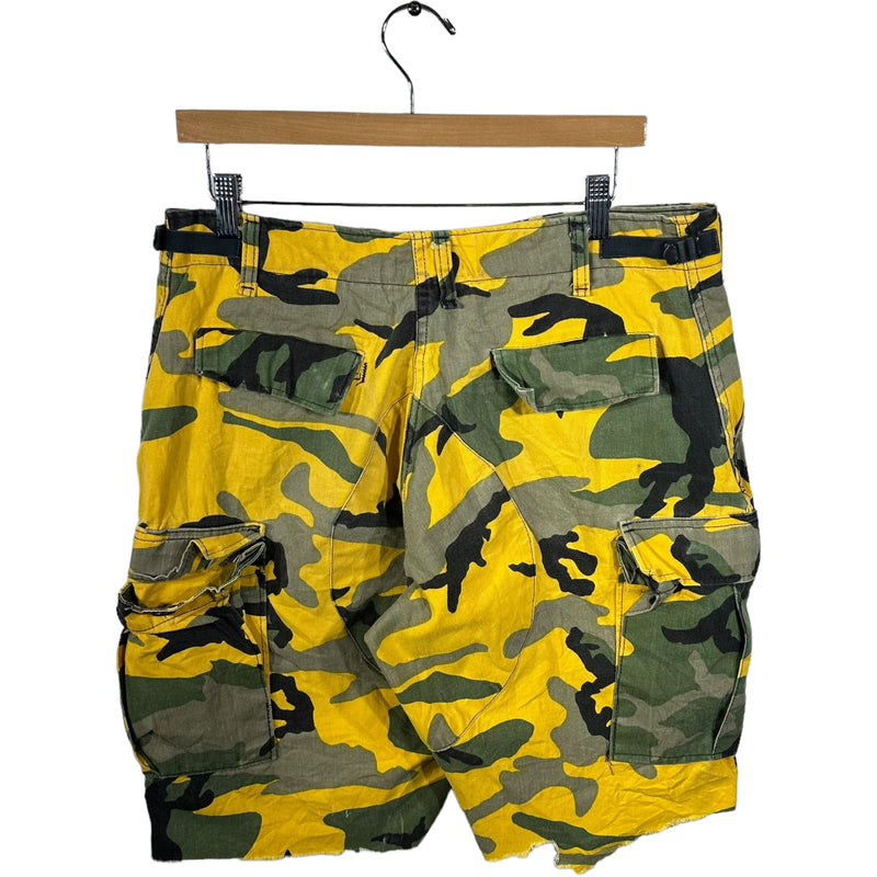 Vintage Military Cargo Camo Shorts