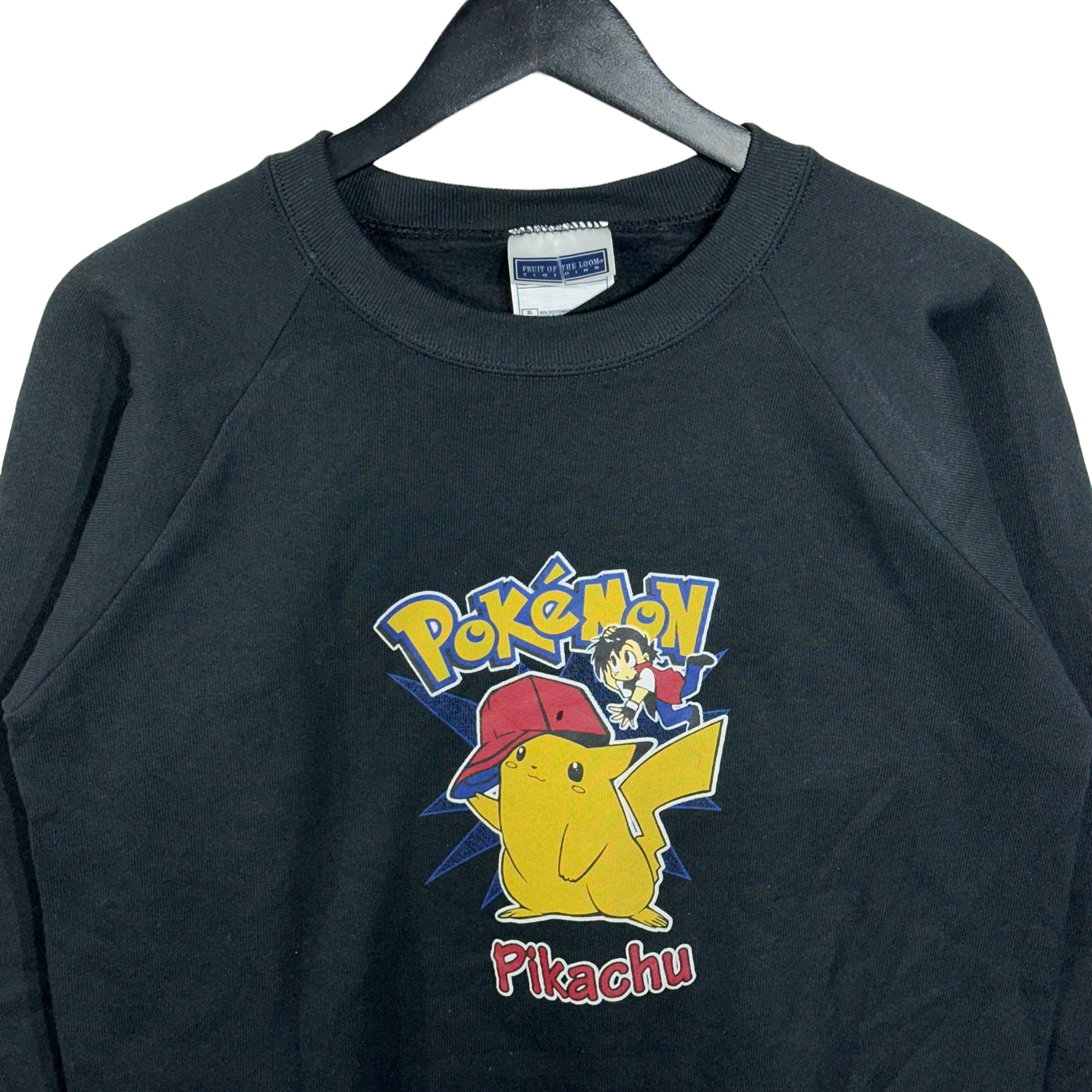 Vintage Bootleg Pokemon Pikachu Youth Crewneck