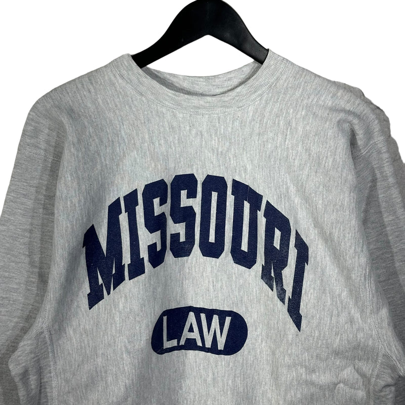 Vintage Missouri Law Champion Reverse Weave Crewneck