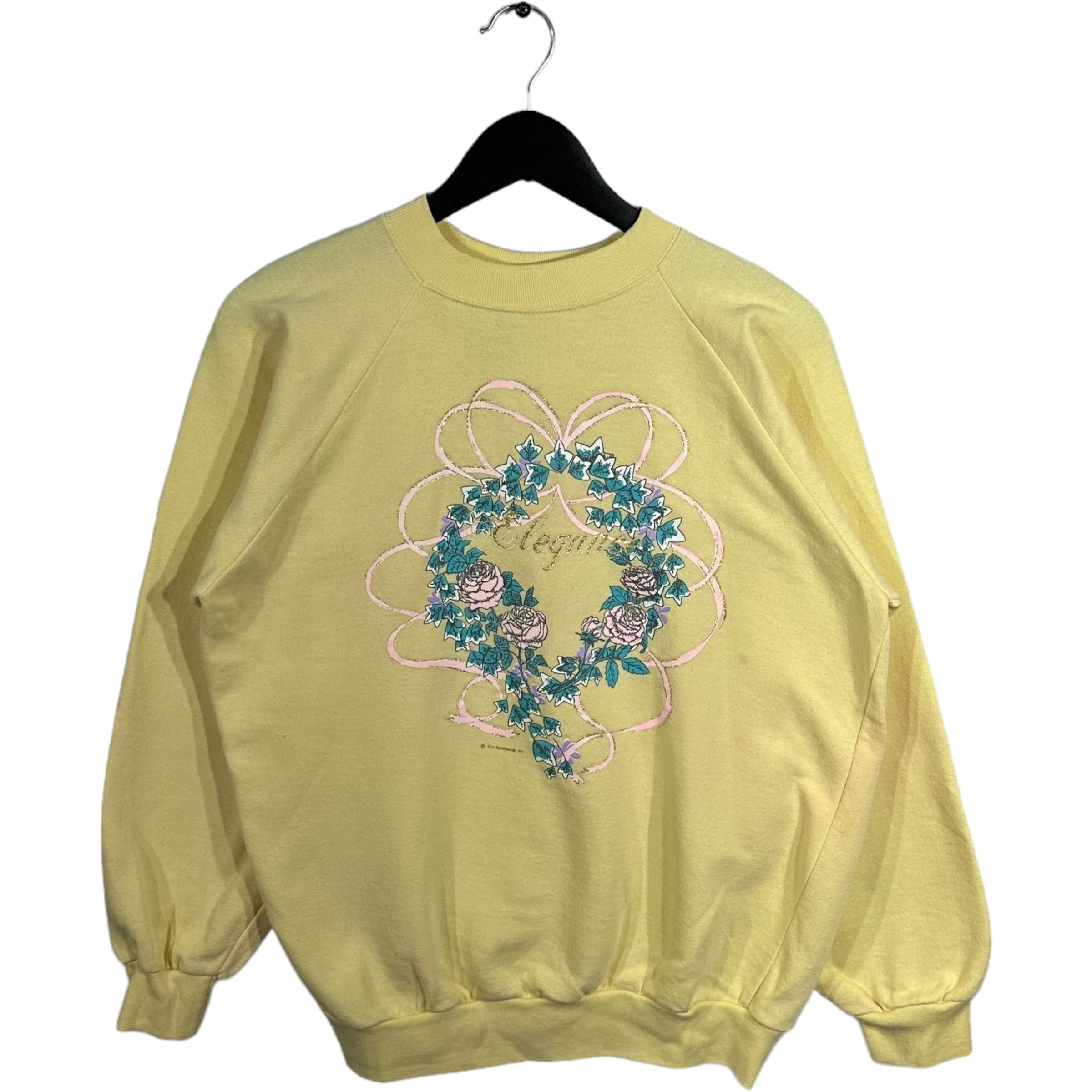 Vintage Wreath "Elegance" Crewneck