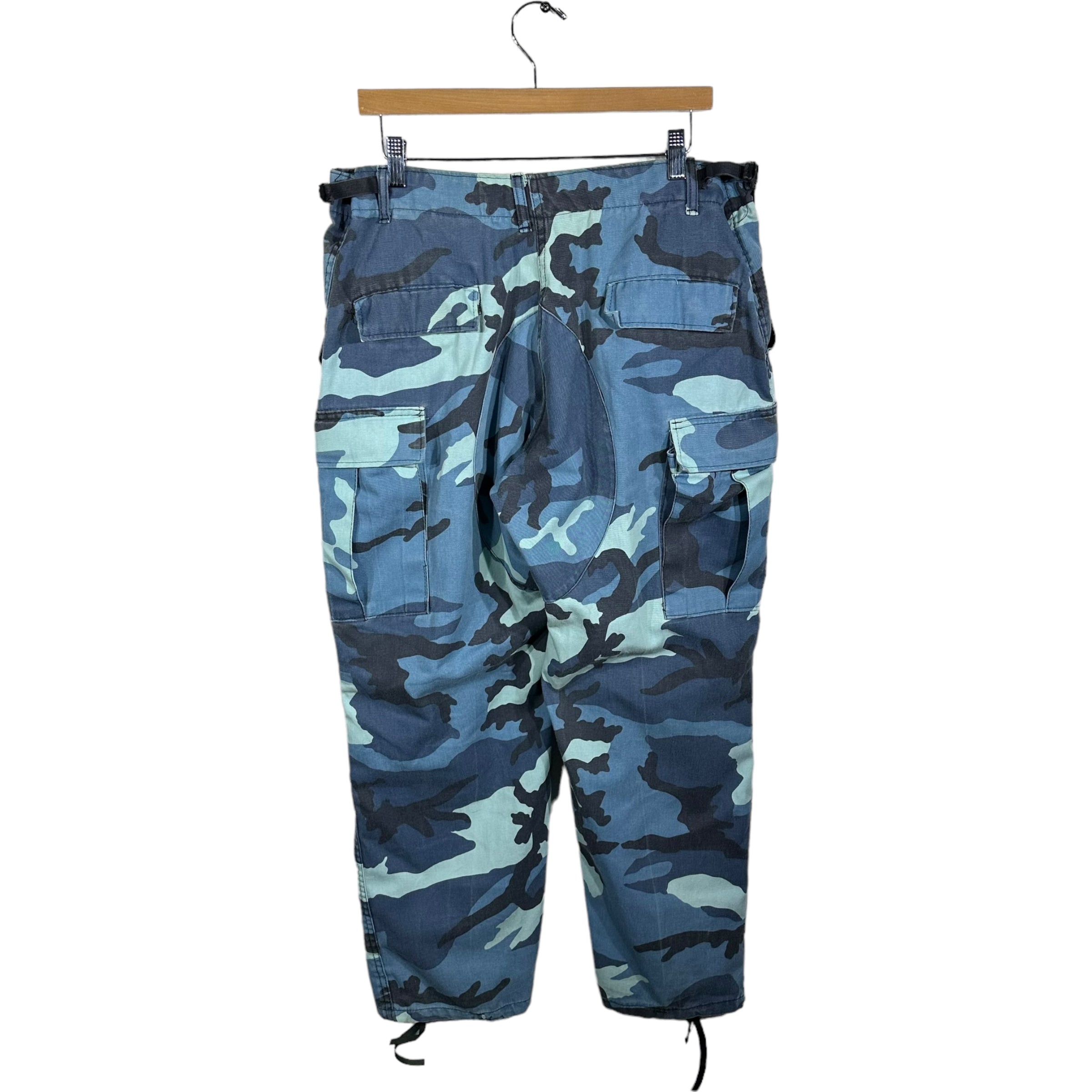 Vintage Camo Military Cargo Pants