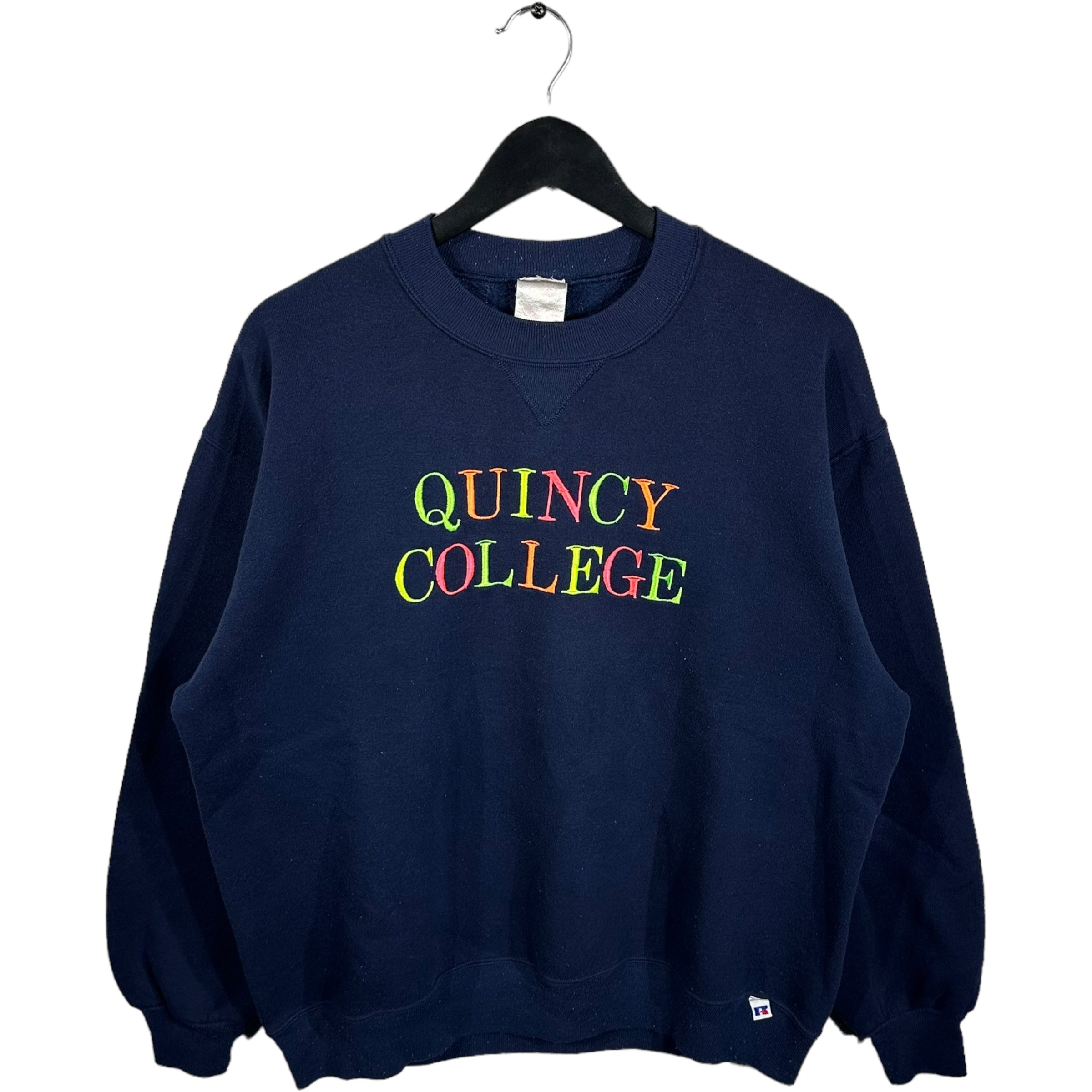 Vintage Quincy College Russell Crewneck