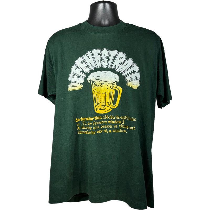 Vintage Defenestrated "Uff Da!" Beer Tee