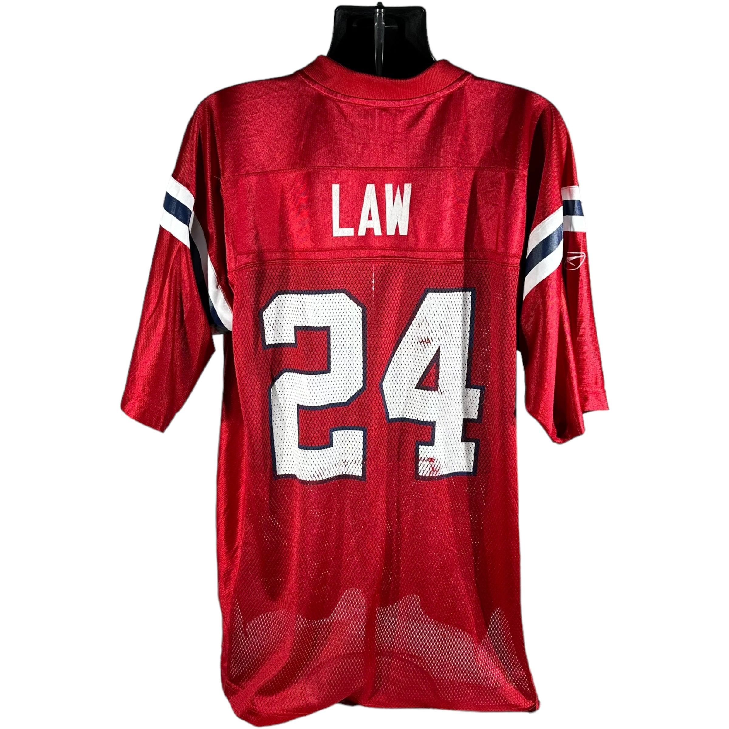 Vintage NFL New England Patriots #24 Law Jersey