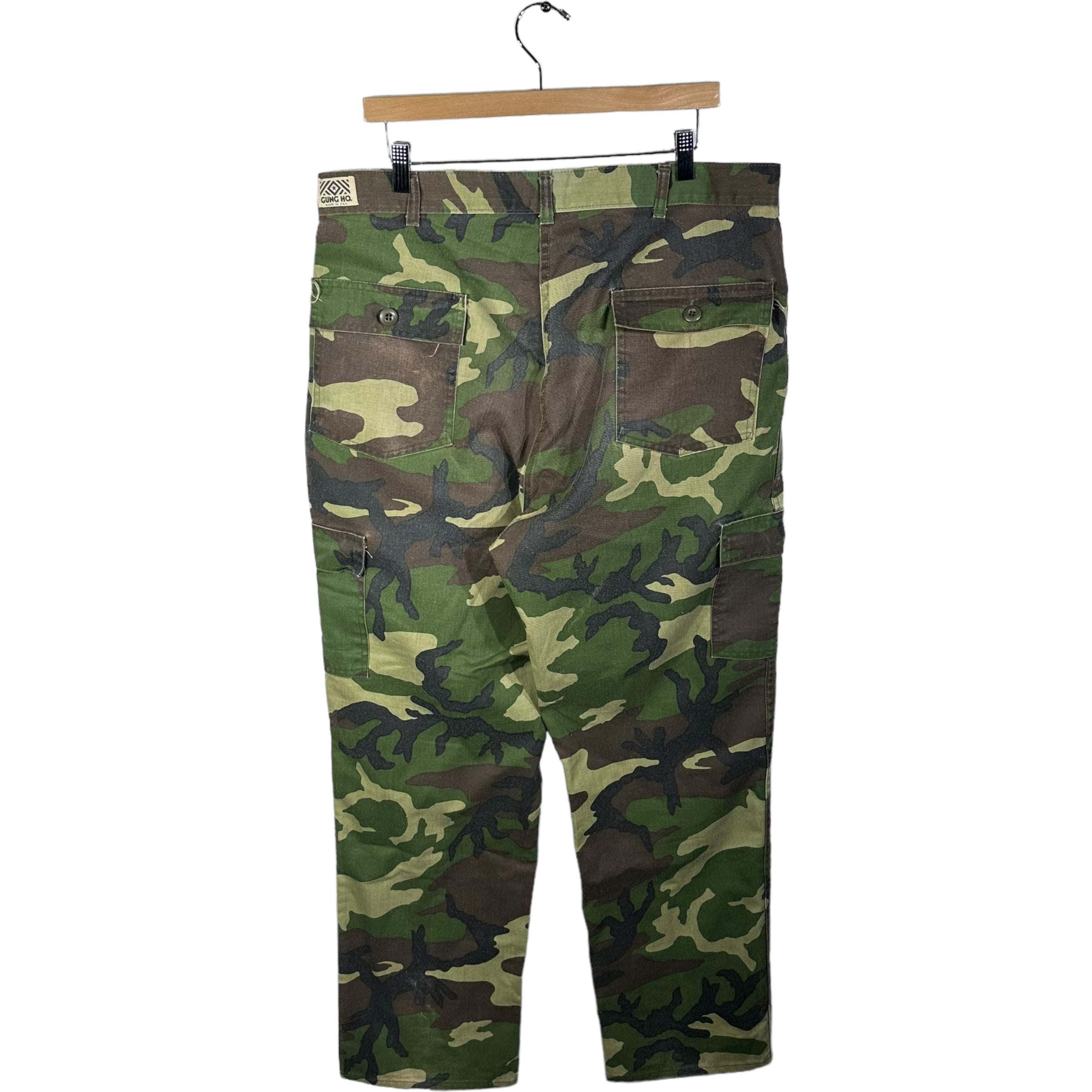 Vintage Gung Ho Cargo Camo Pants