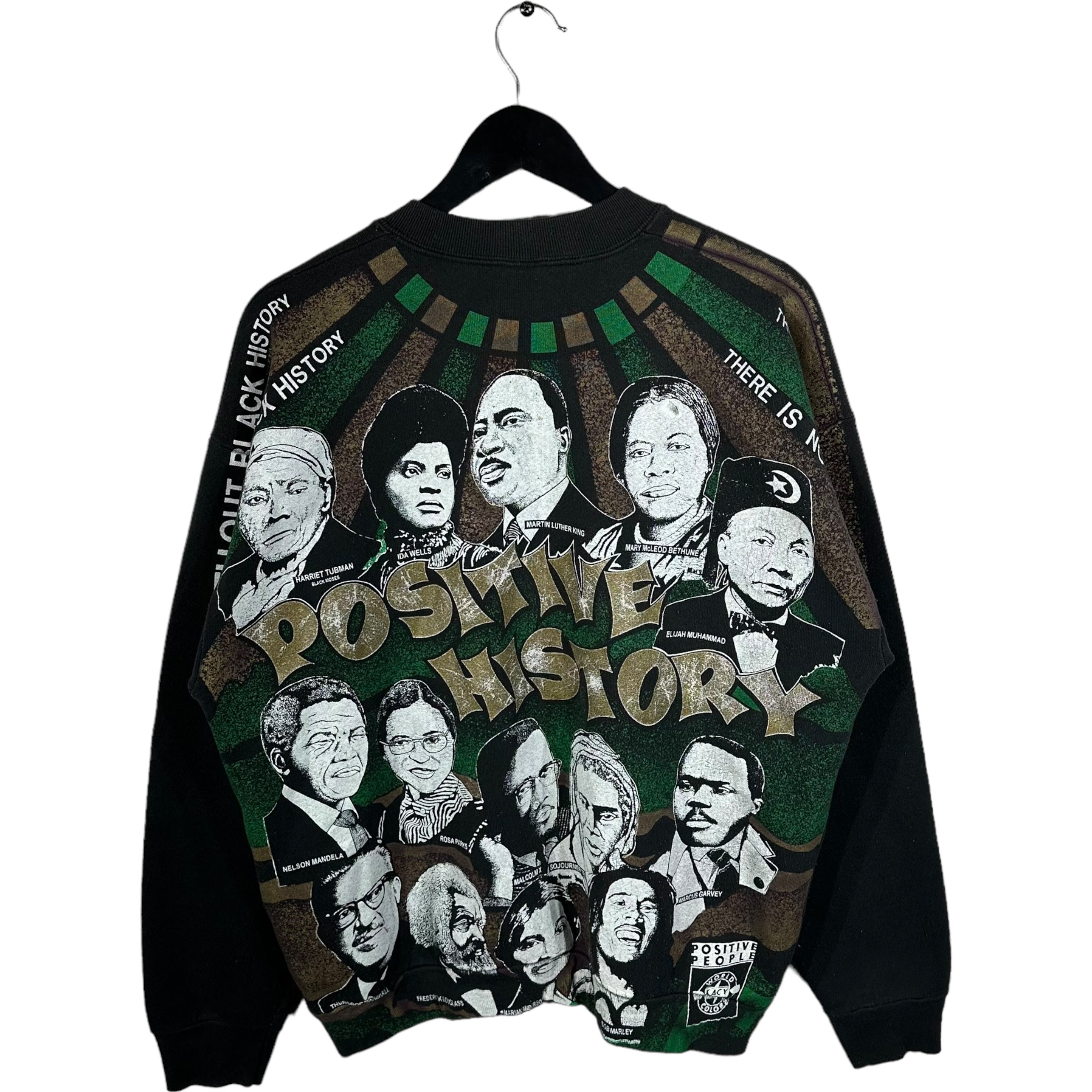 Vintage Positive History Bootleg Rap Tee AOP Sweatshirt