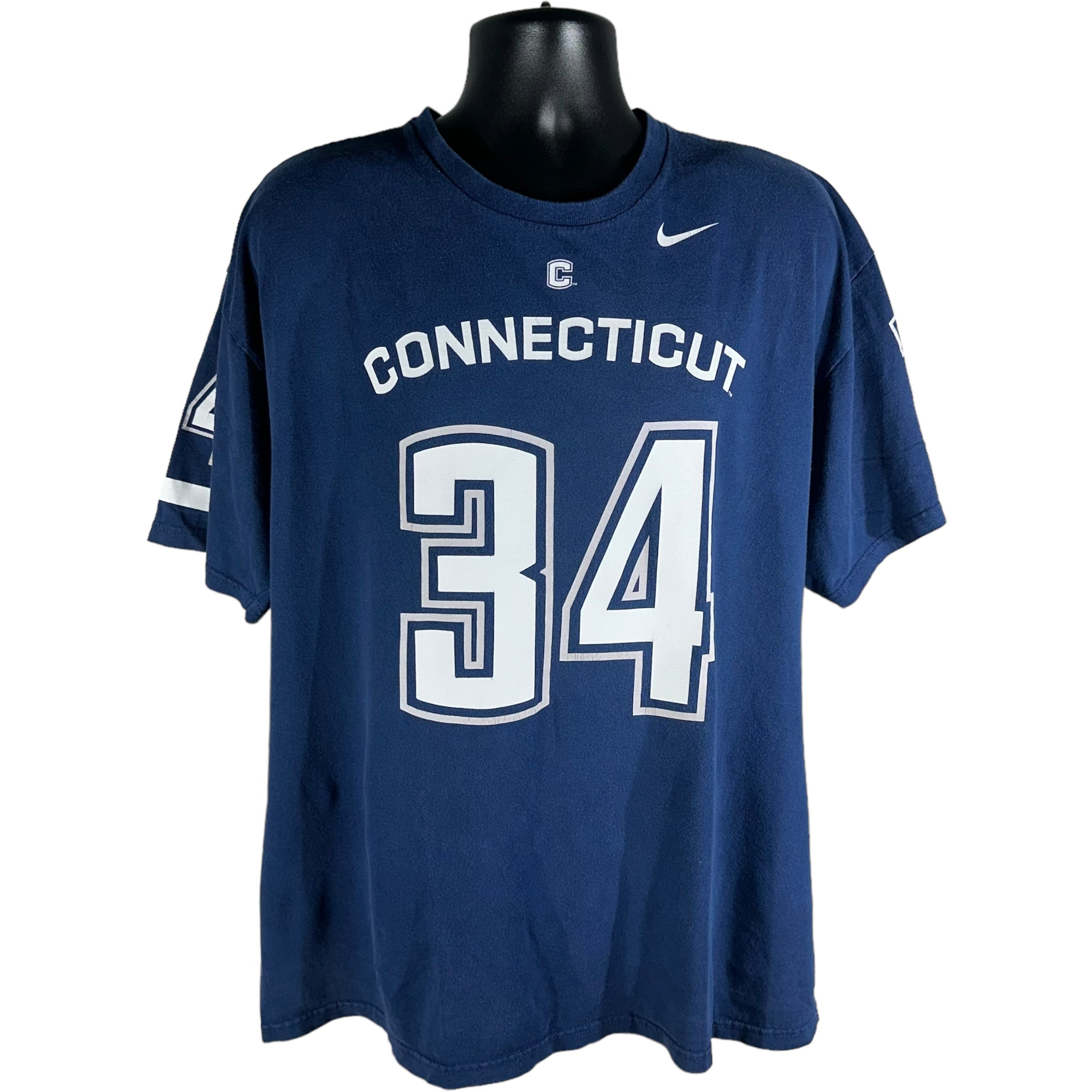 Vintage Nike UCONN Connecticut #34 Tee