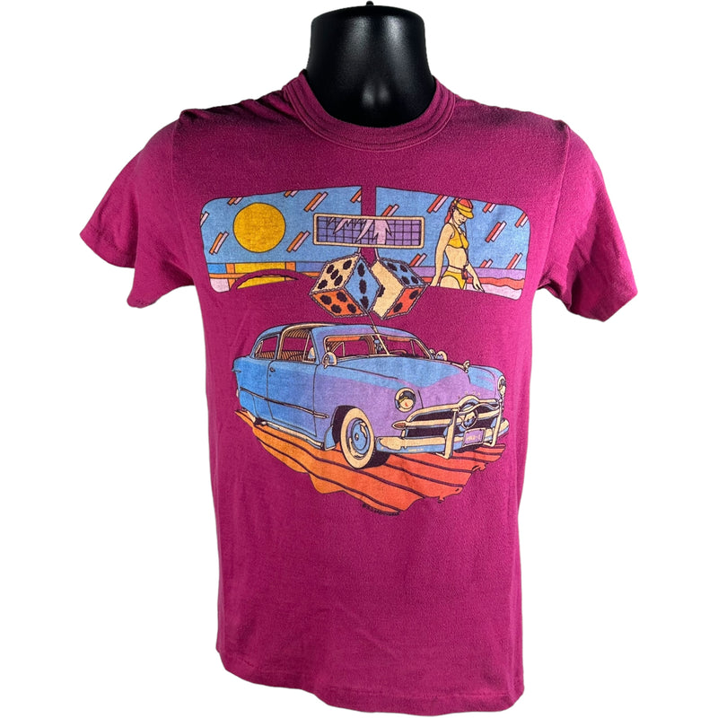 Vintage Classic Cruiser Car Graphic Tee 80's