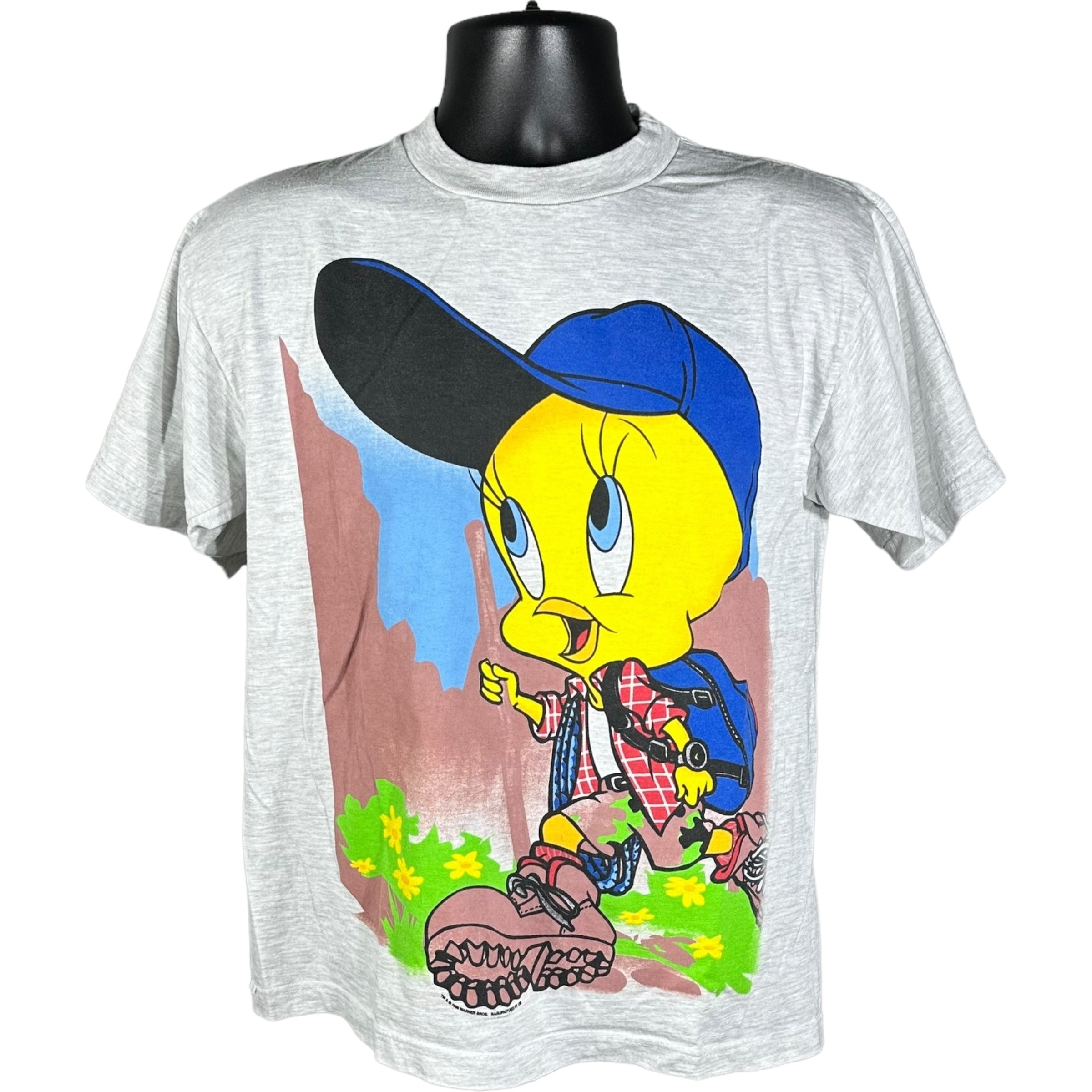 Vintage Warner Bros Hiking Tweety Bird Tee 1996