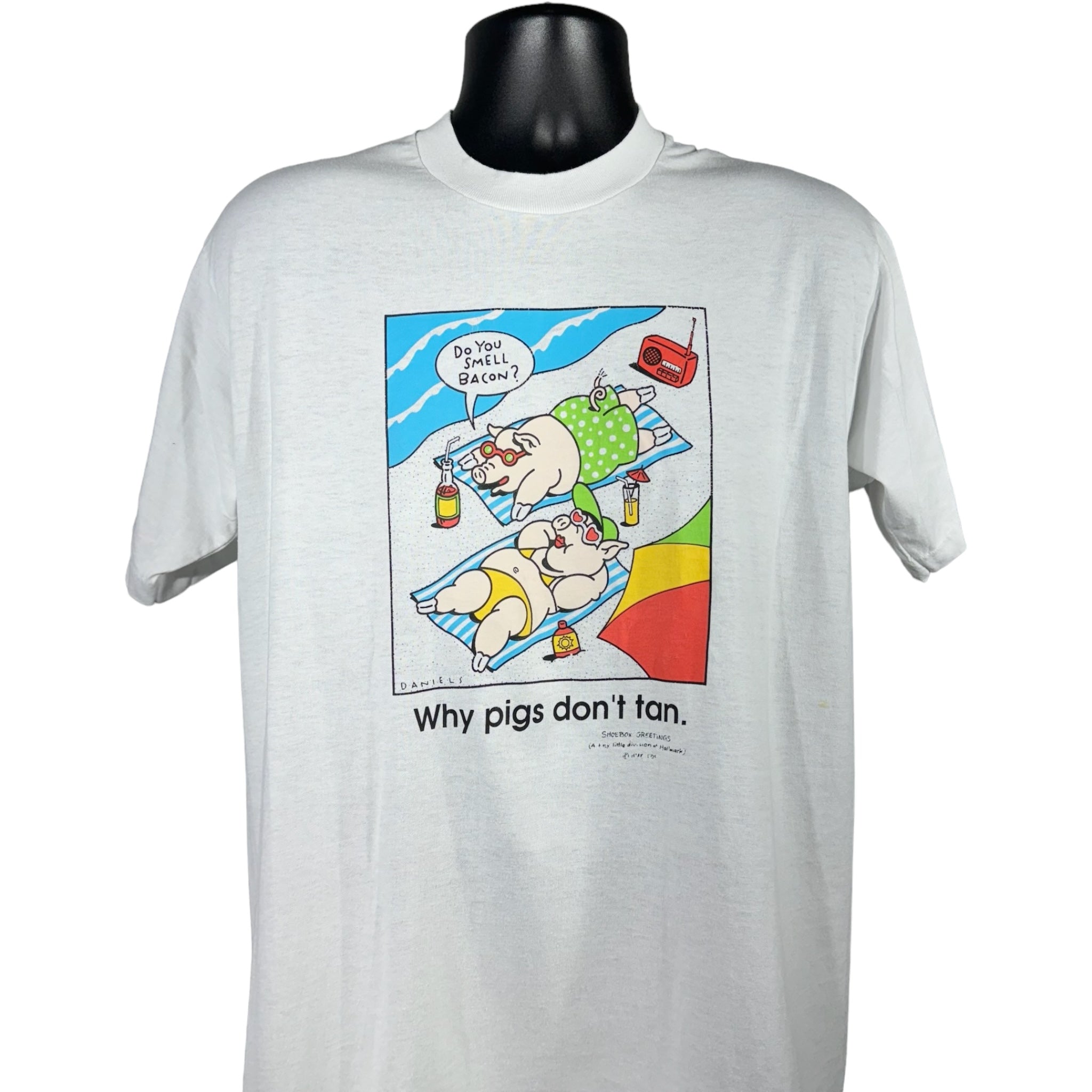 Vintage Why Pigs Don't Tan Tee