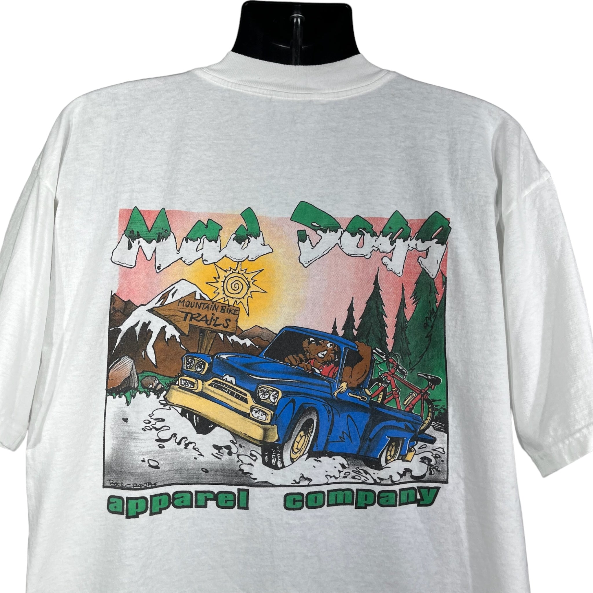 Vintage Mad Dogg Extreme Apparel Mountain Biking Tee