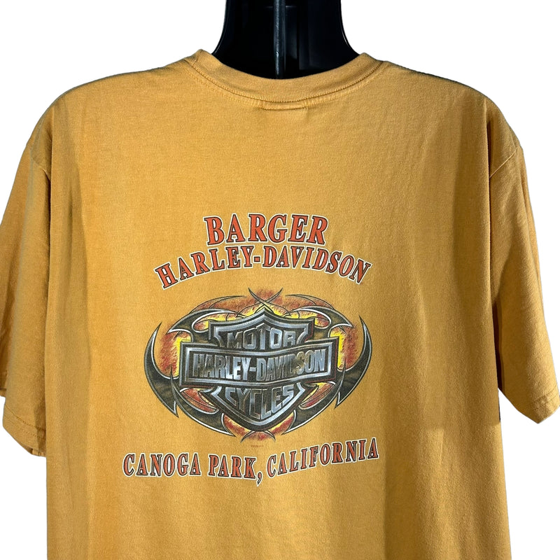 Vintage Harley Davidson California Bald Eagle Tee