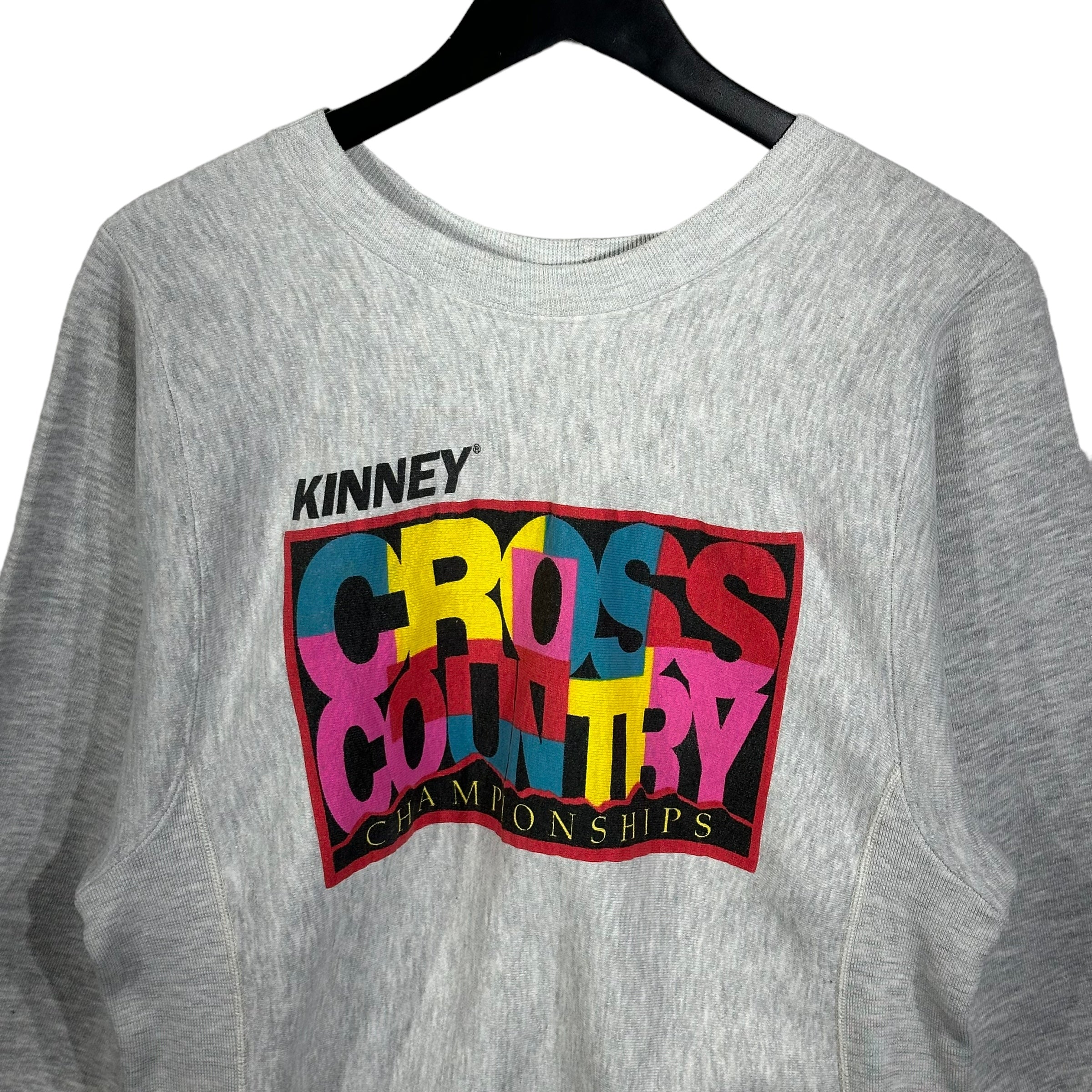 Vintage Reverse Weave Kinney Cross Country Championships Crewneck