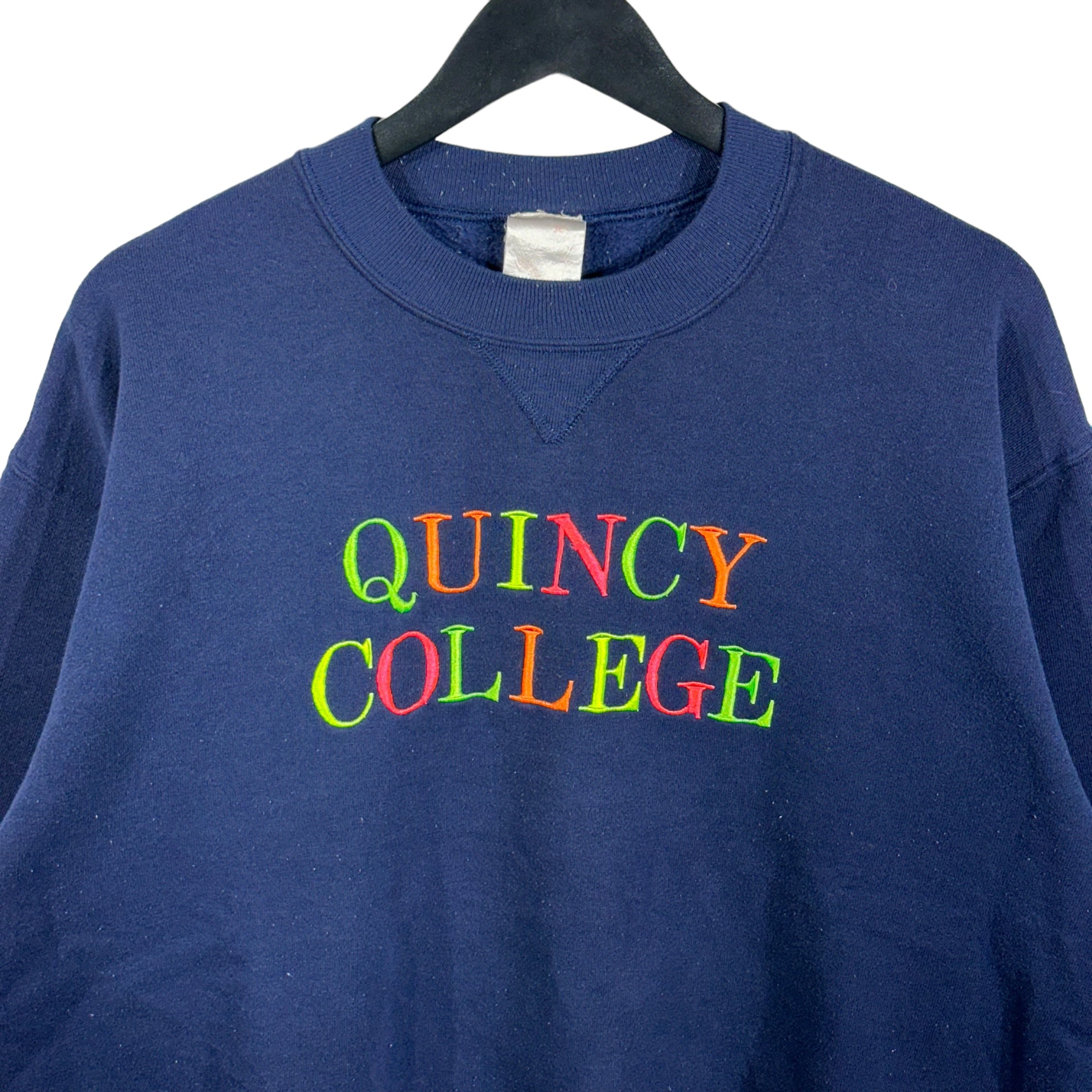 Vintage Quincy College Russell Crewneck