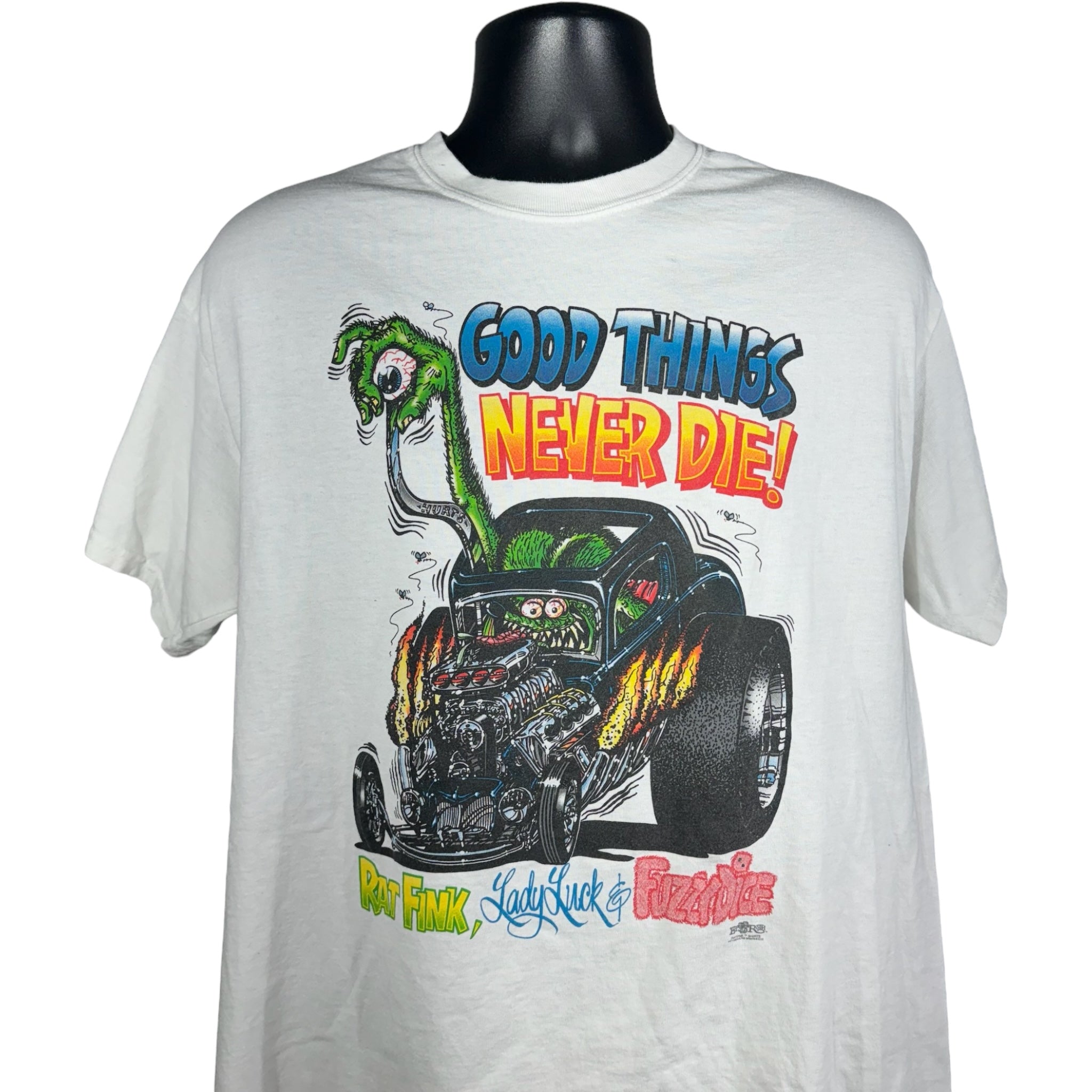 Vintage Rat Fink "Good Things Never Die!" Tee