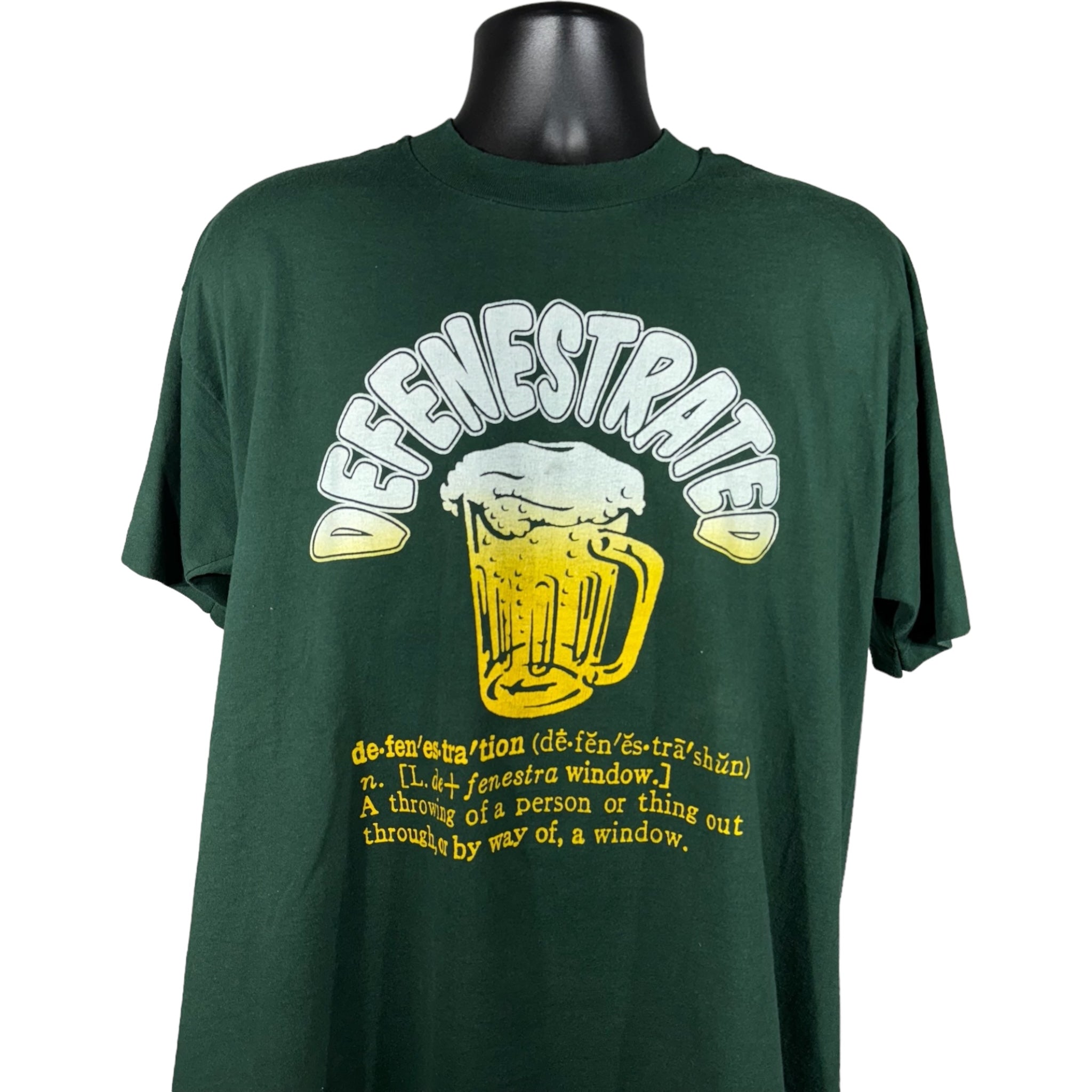 Vintage Defenestrated "Uff Da!" Beer Tee