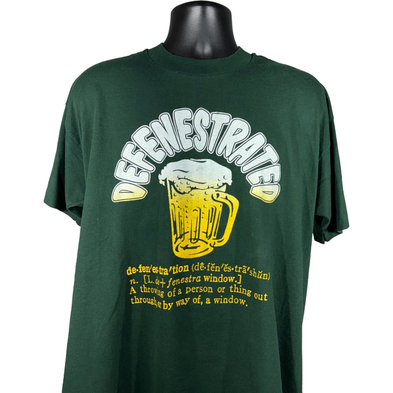 Vintage Defenestrated "Uff Da!" Beer Tee