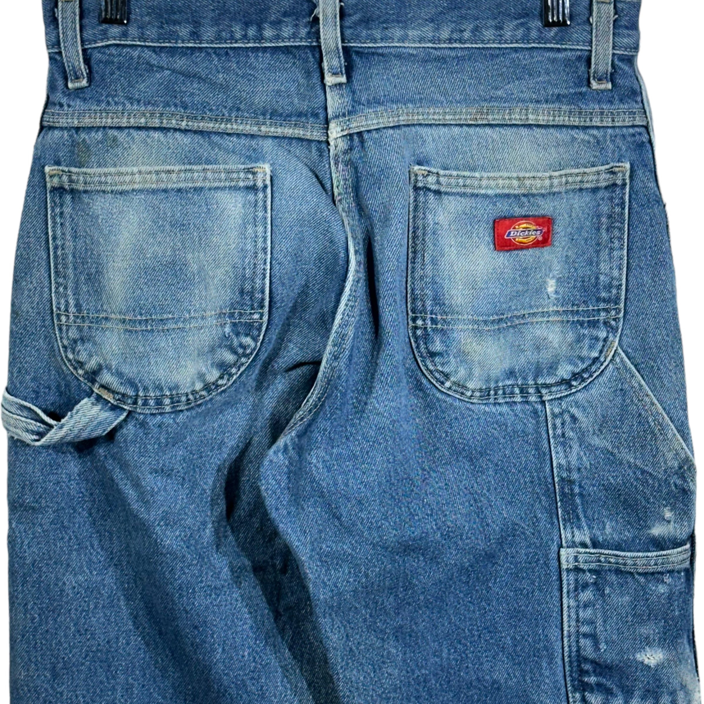 Vintage Dickies Paint Stained Distressed Carpenter Denim Jeans