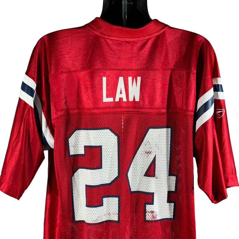 Vintage NFL New England Patriots #24 Law Jersey