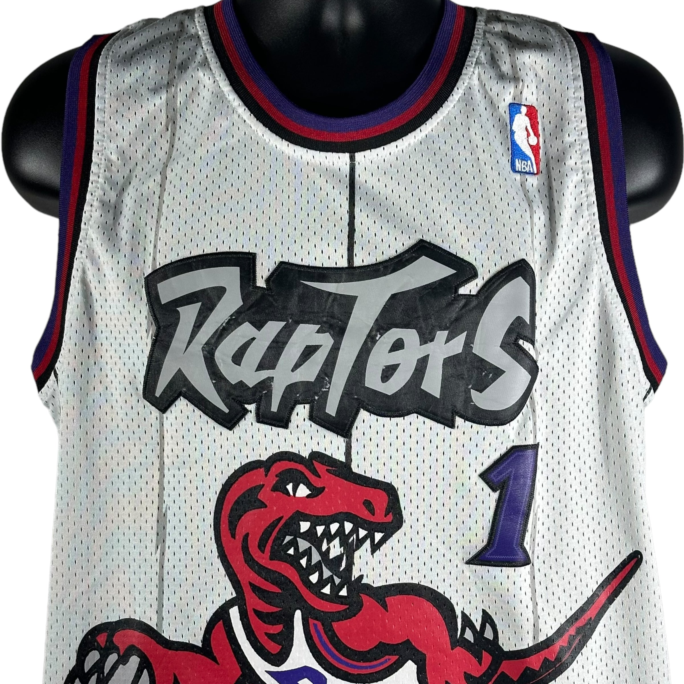 Vintage NBA Toronto Raptors deals Champion Jersey #1 McGrady