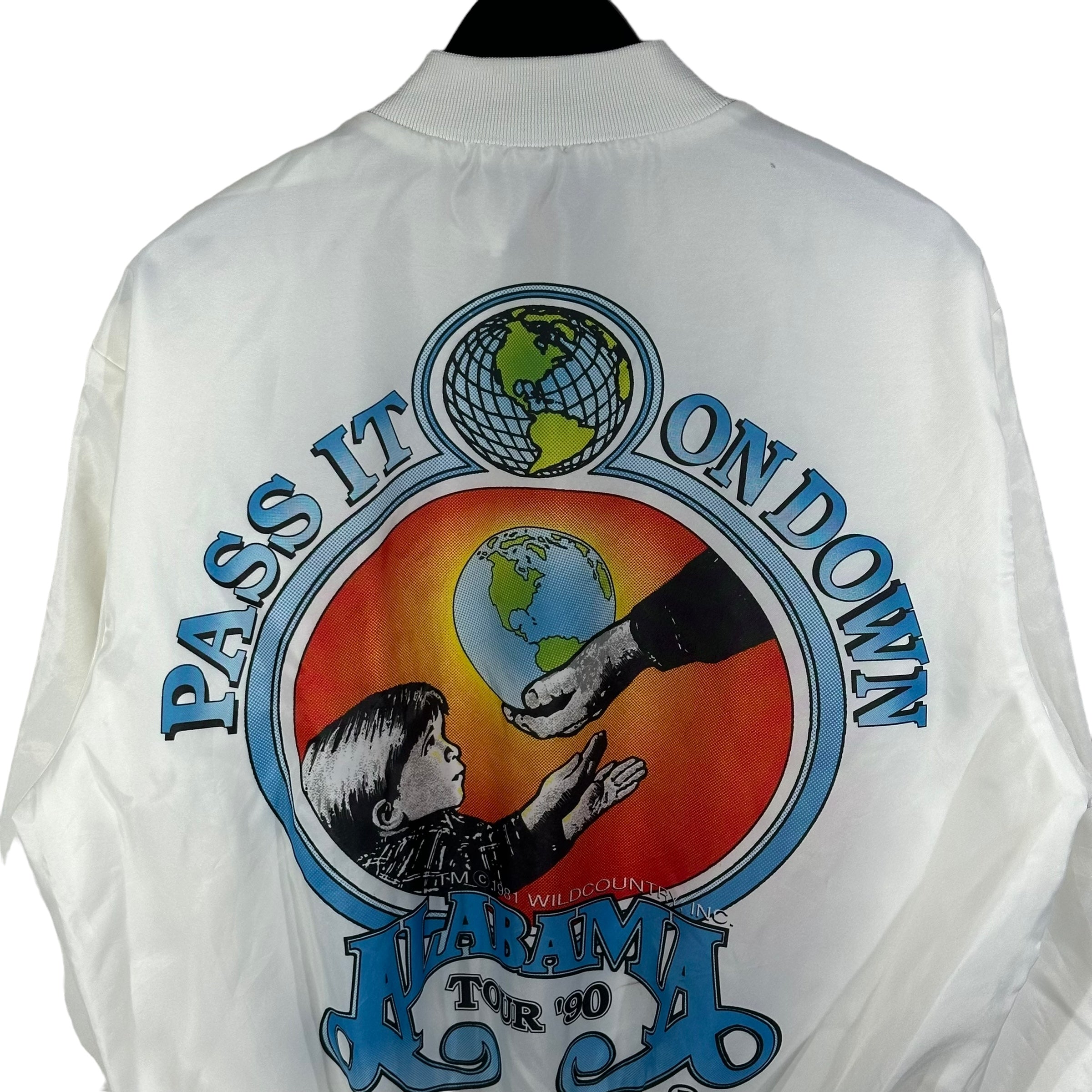 Vintage Alabama "Pass It On Down" Bomber Jacket 90s