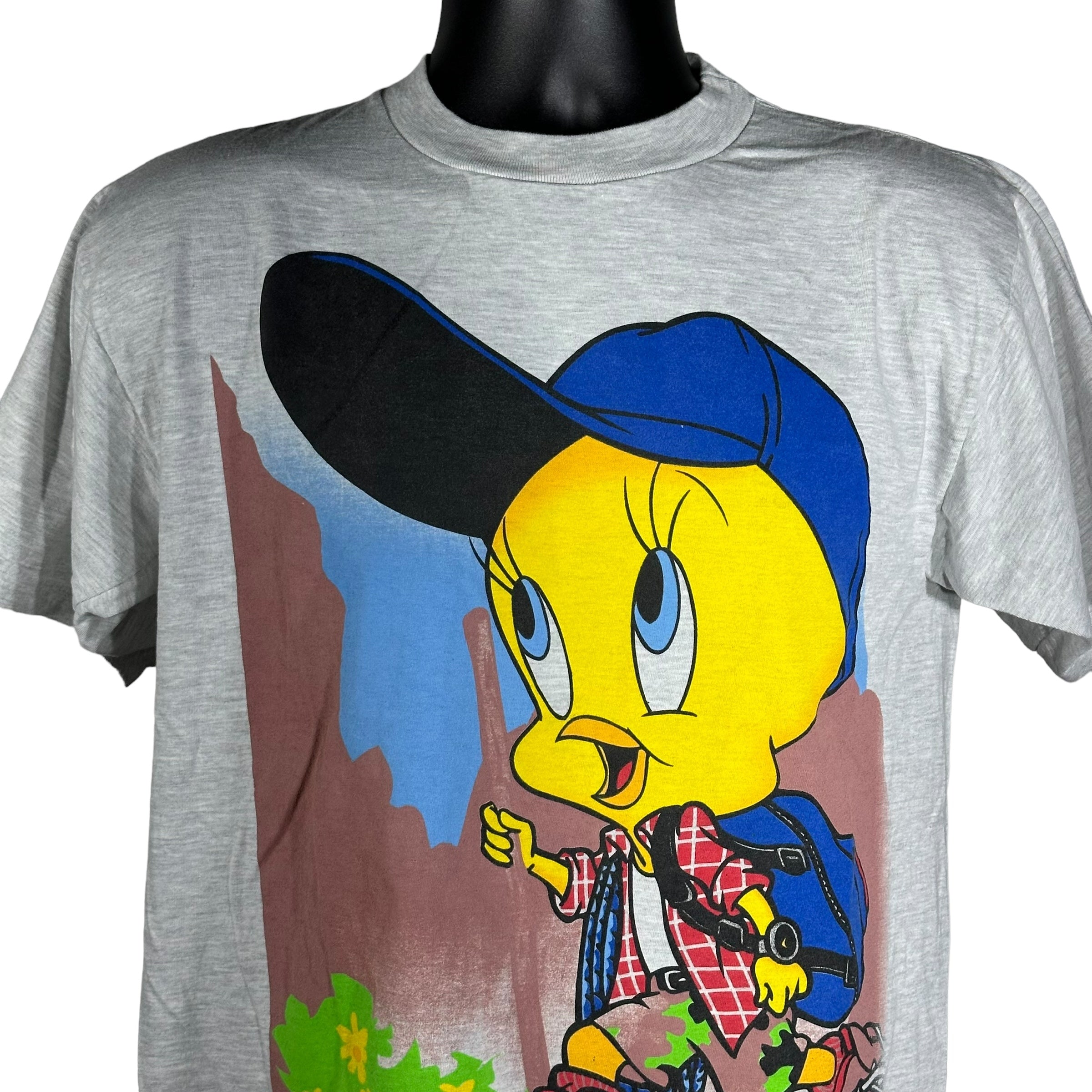 Vintage Warner Bros Hiking Tweety Bird Tee 1996