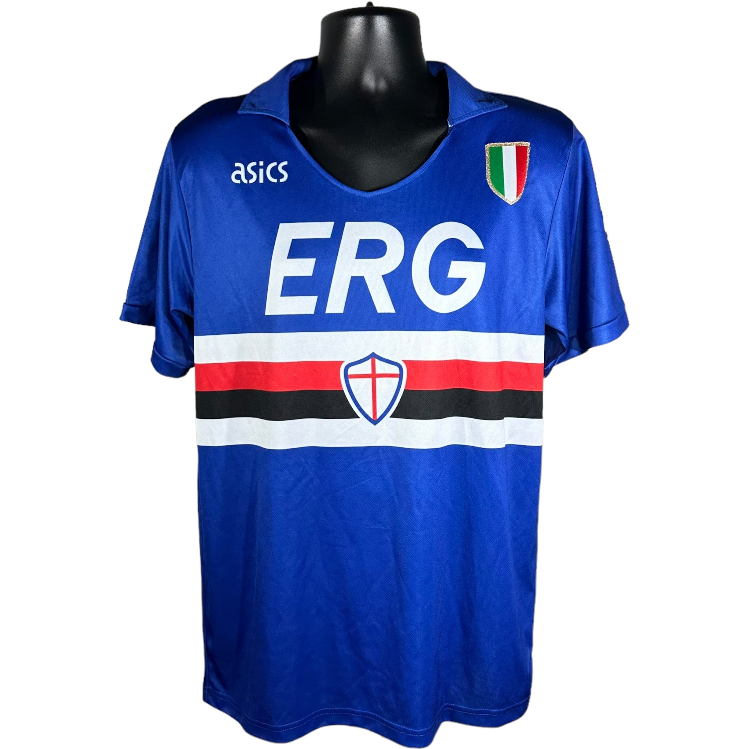 Vintage Asics ERG Italy Soccer Jersey