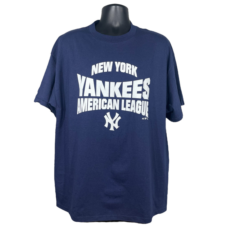 Vintage Adidas New York Yankees American League Spellout Tee