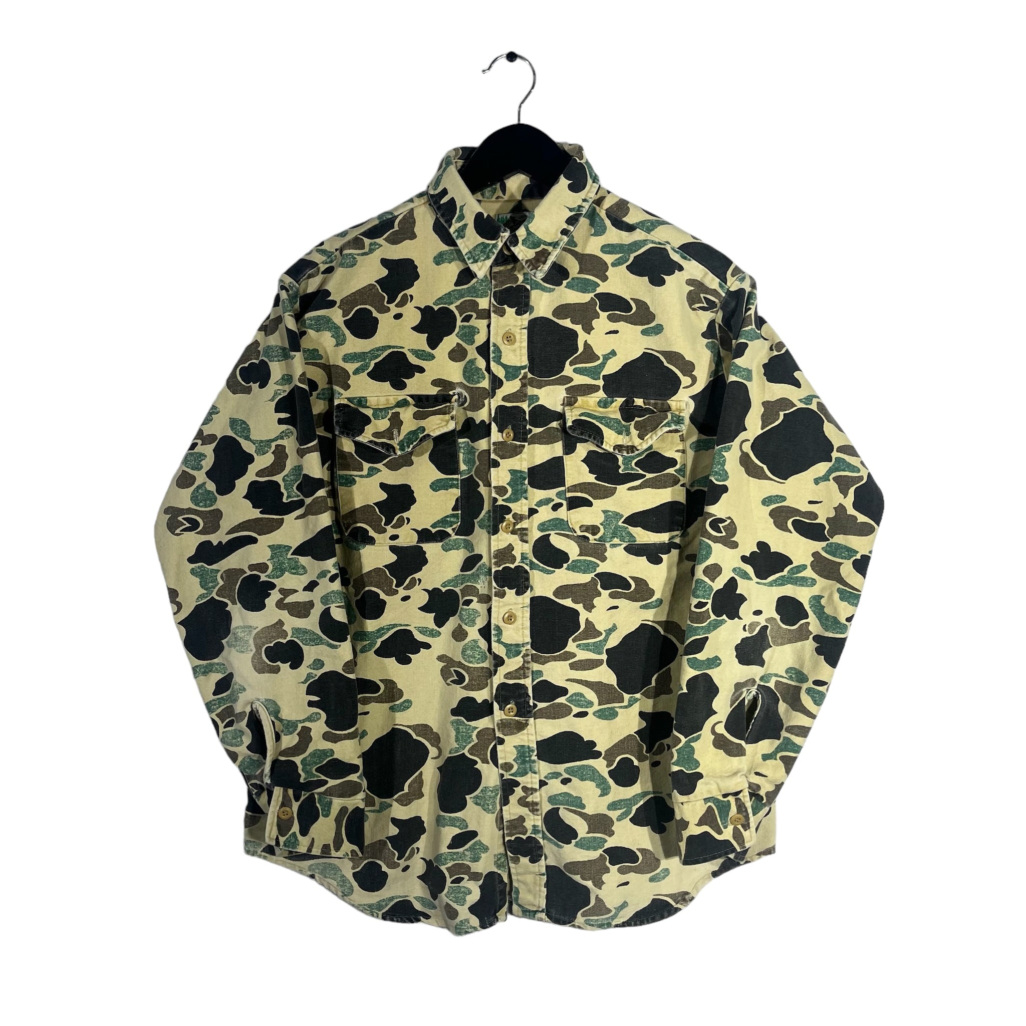 Vintage Duck Camo Button Up 90s