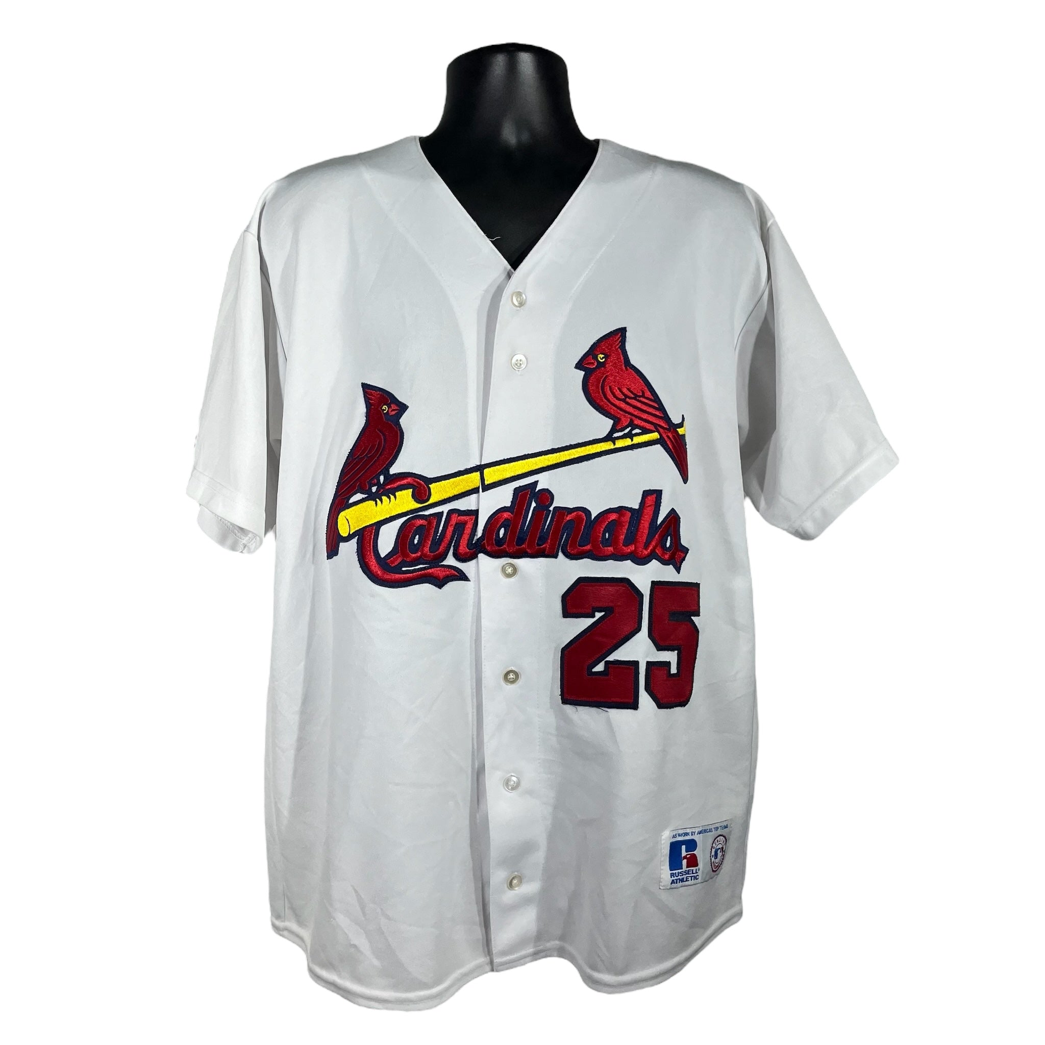Vintage St. Louis Cardinals Mark McGwire #25 Russell Jersey 90s