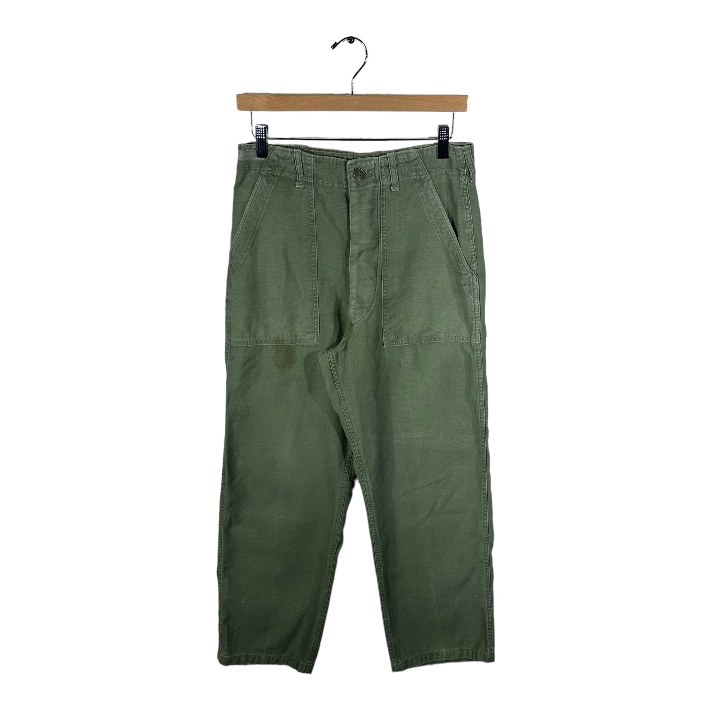 Vintage Military Button Fly Cargo Pants