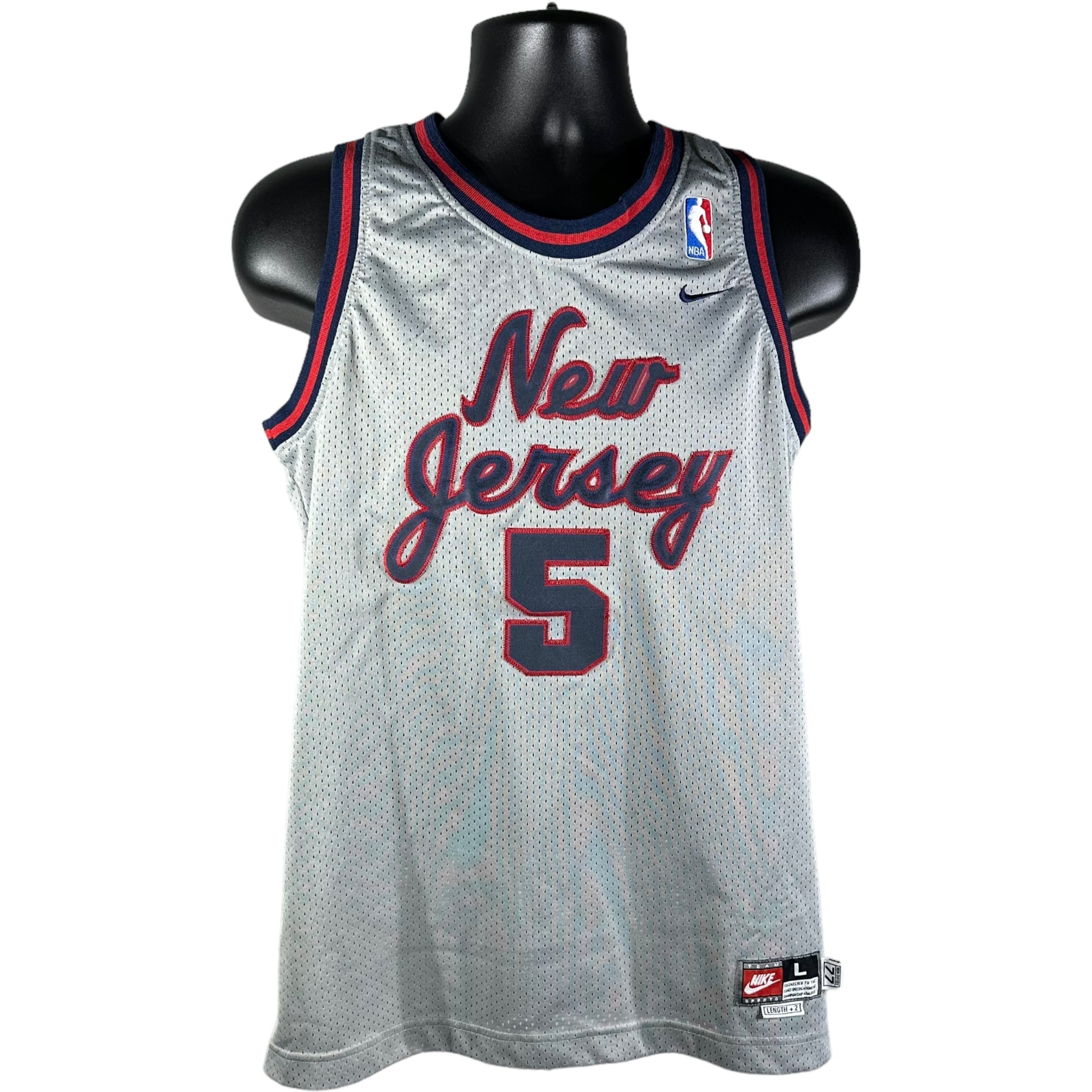 Vintage New Jersey Nets Jason Kidd #5 Nike Swingman Jersey