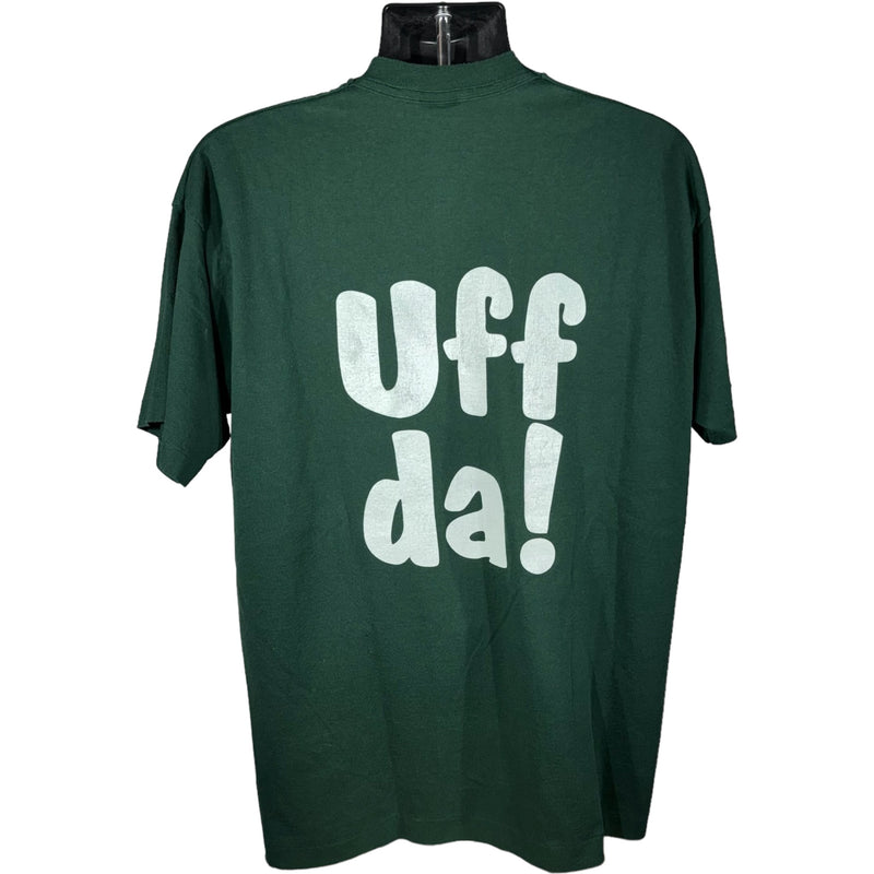 Vintage Defenestrated "Uff Da!" Beer Tee