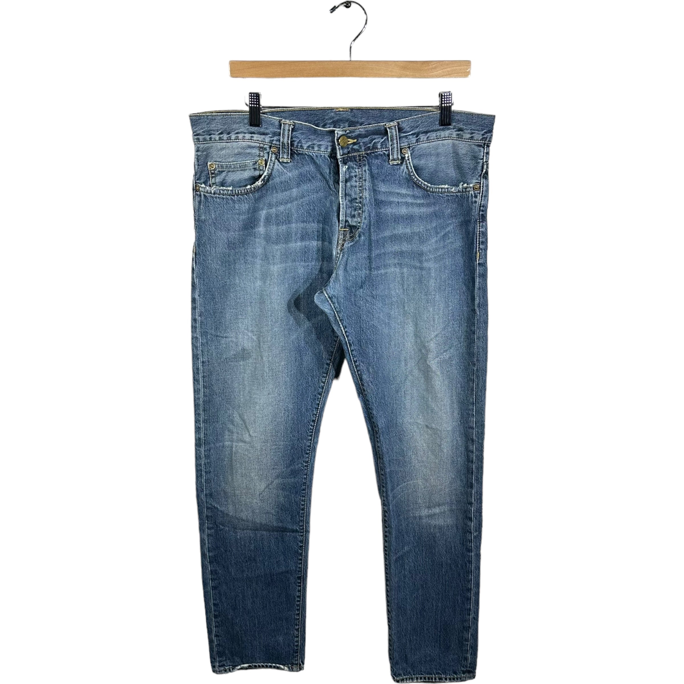 Vintage Carhartt Skinny Leg Distressed Denim Jeans