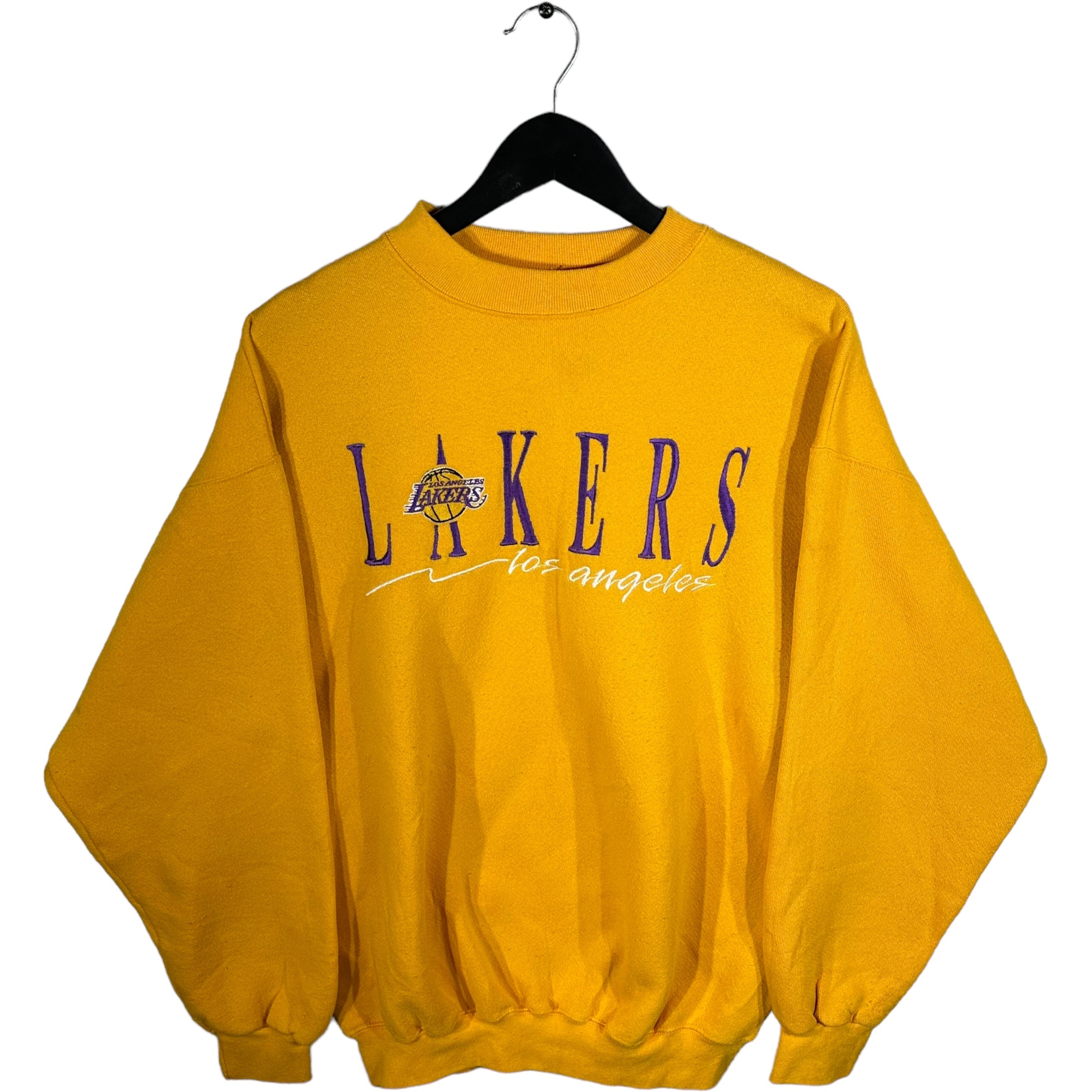 Vintage NBA Los Angelas Lakers Embroidered Crewneck