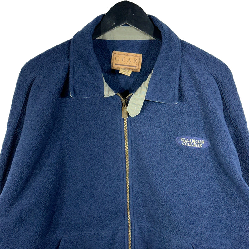 Vintage Illinois College Full Zip Fleece