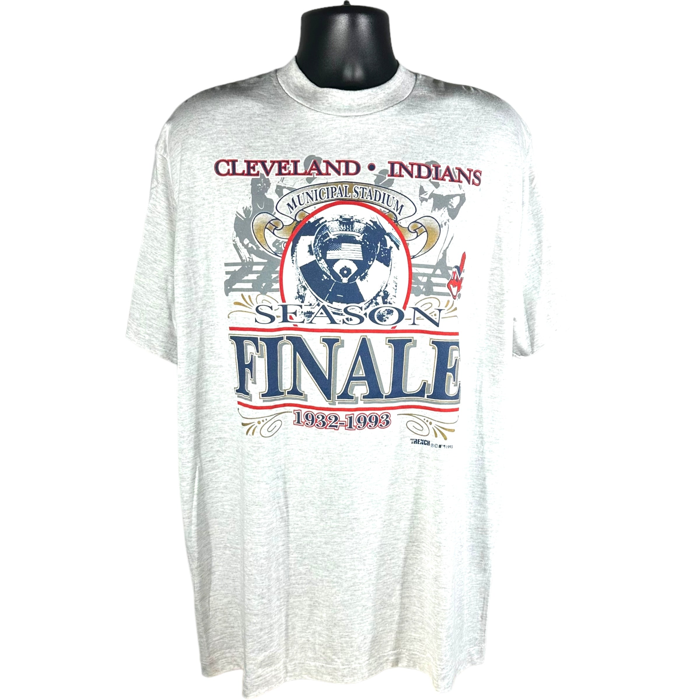 Vintage Cleveland Indians Seasons Finale Tee 1993