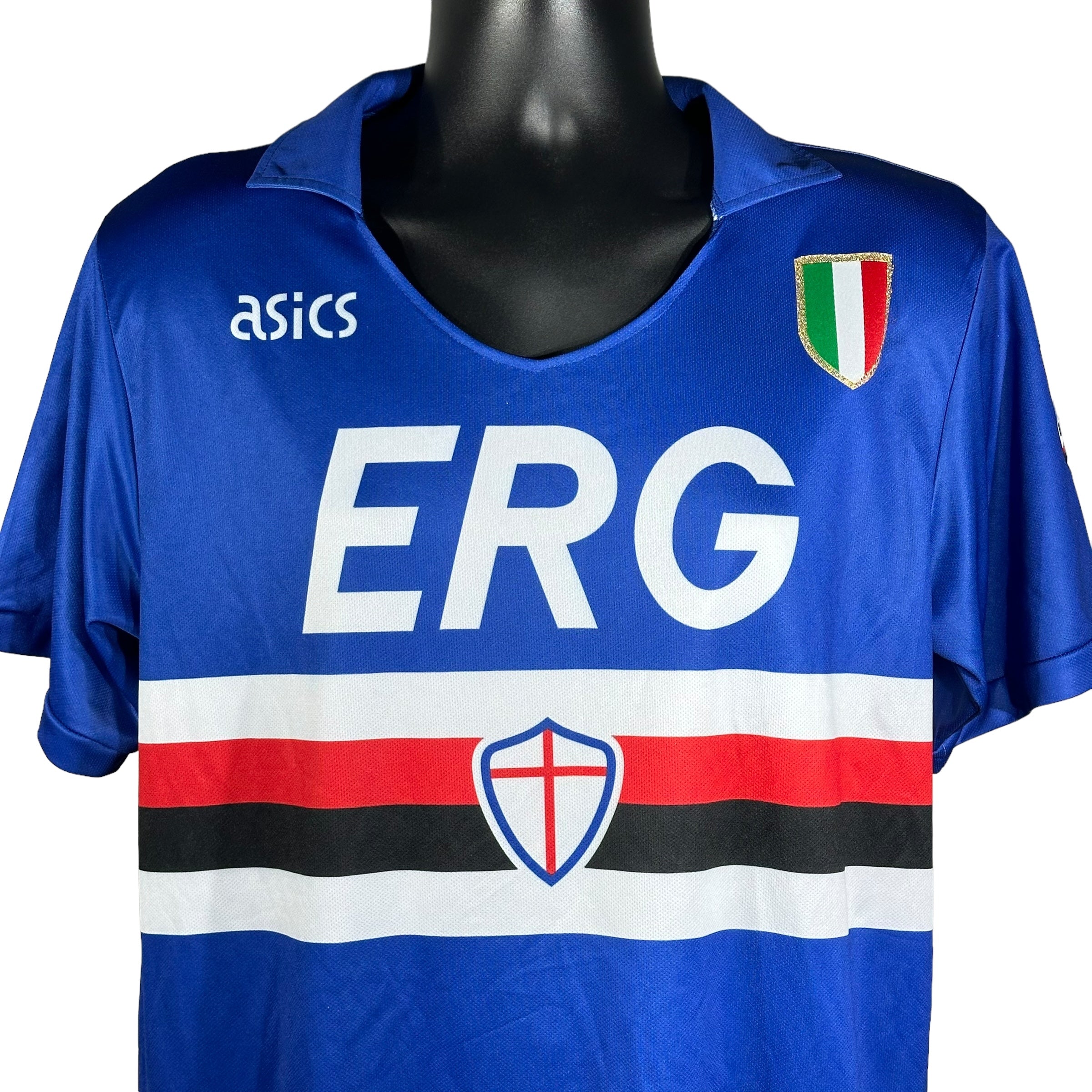 Vintage Asics ERG Italy Soccer Jersey