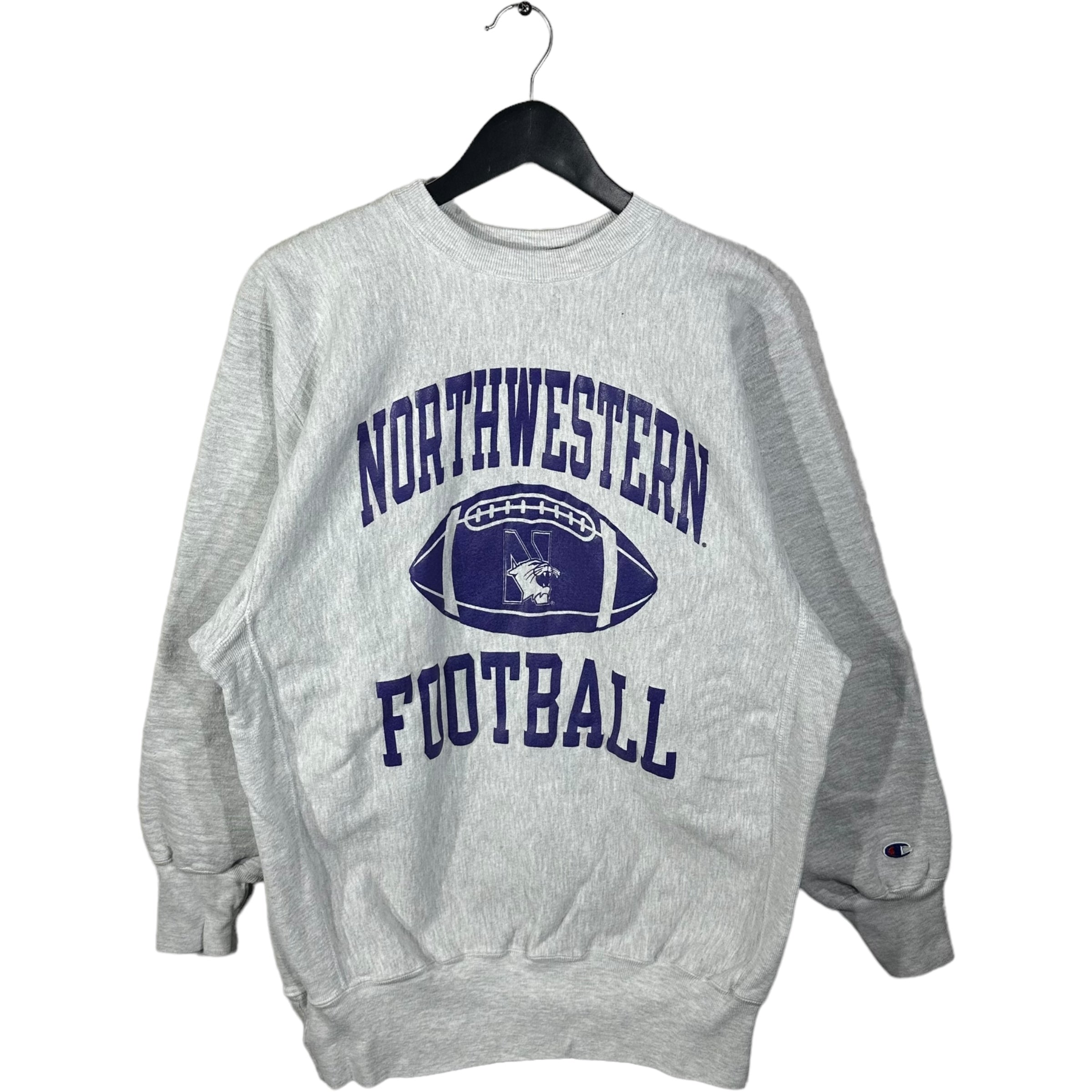 Vintage Champion Reverse Weave Northwestern Football Crewneck