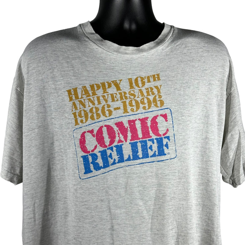 Vintage Happy 10th Anniversary Comic Relief Tee