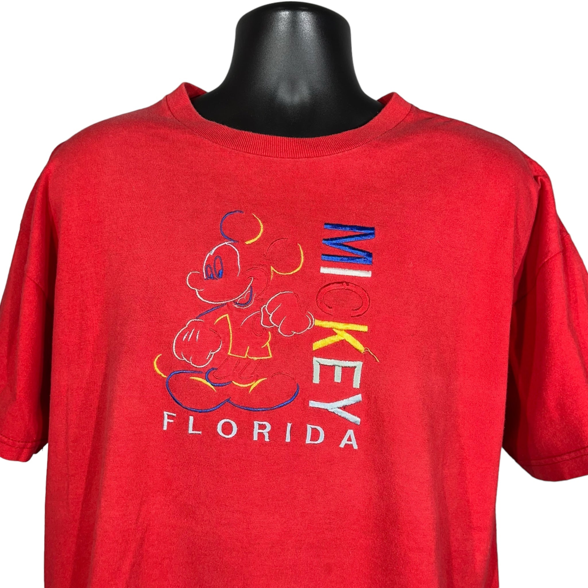 Vintage Disney Mickey Florida Spell Out Tee