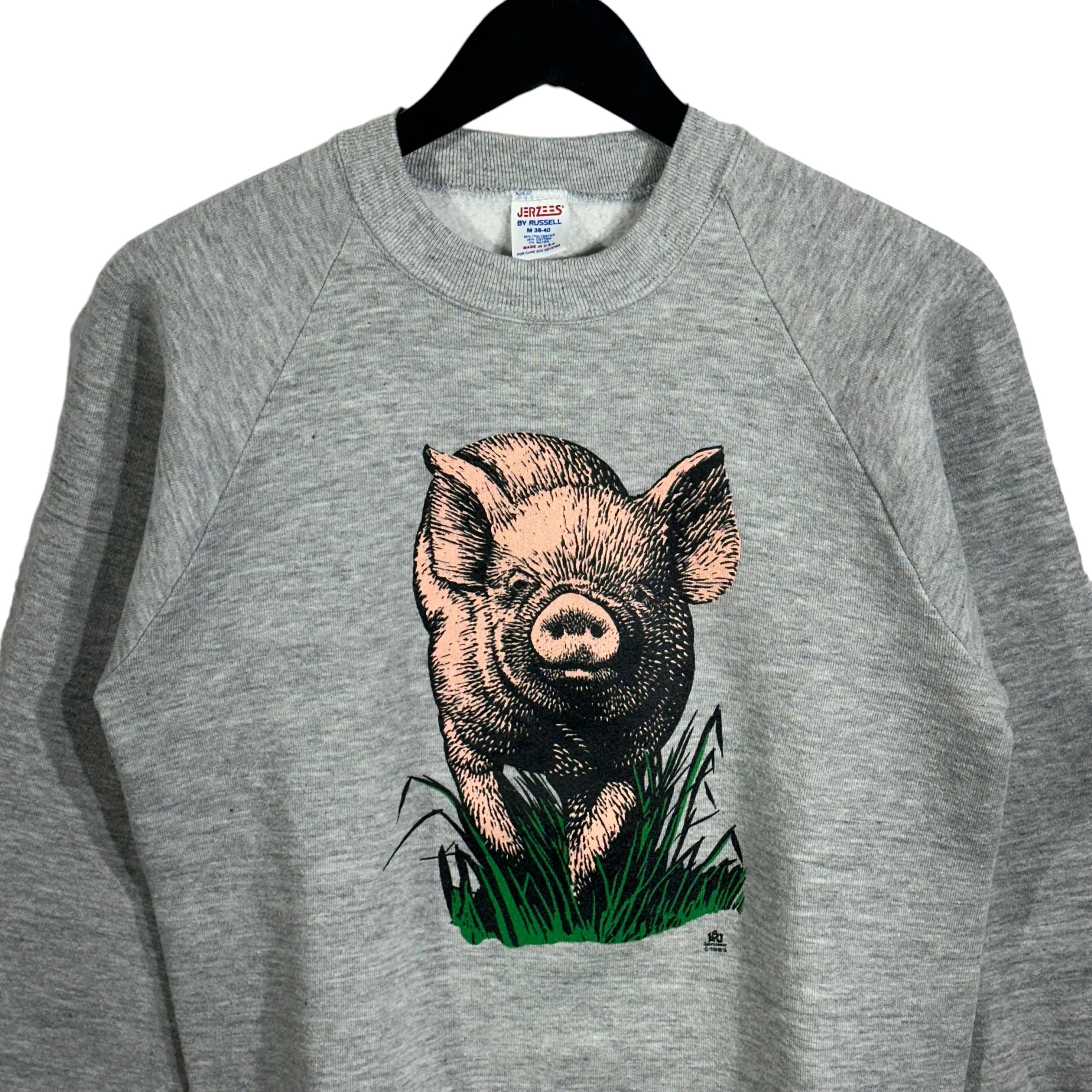 Vintage Pig Art Crewneck 1983