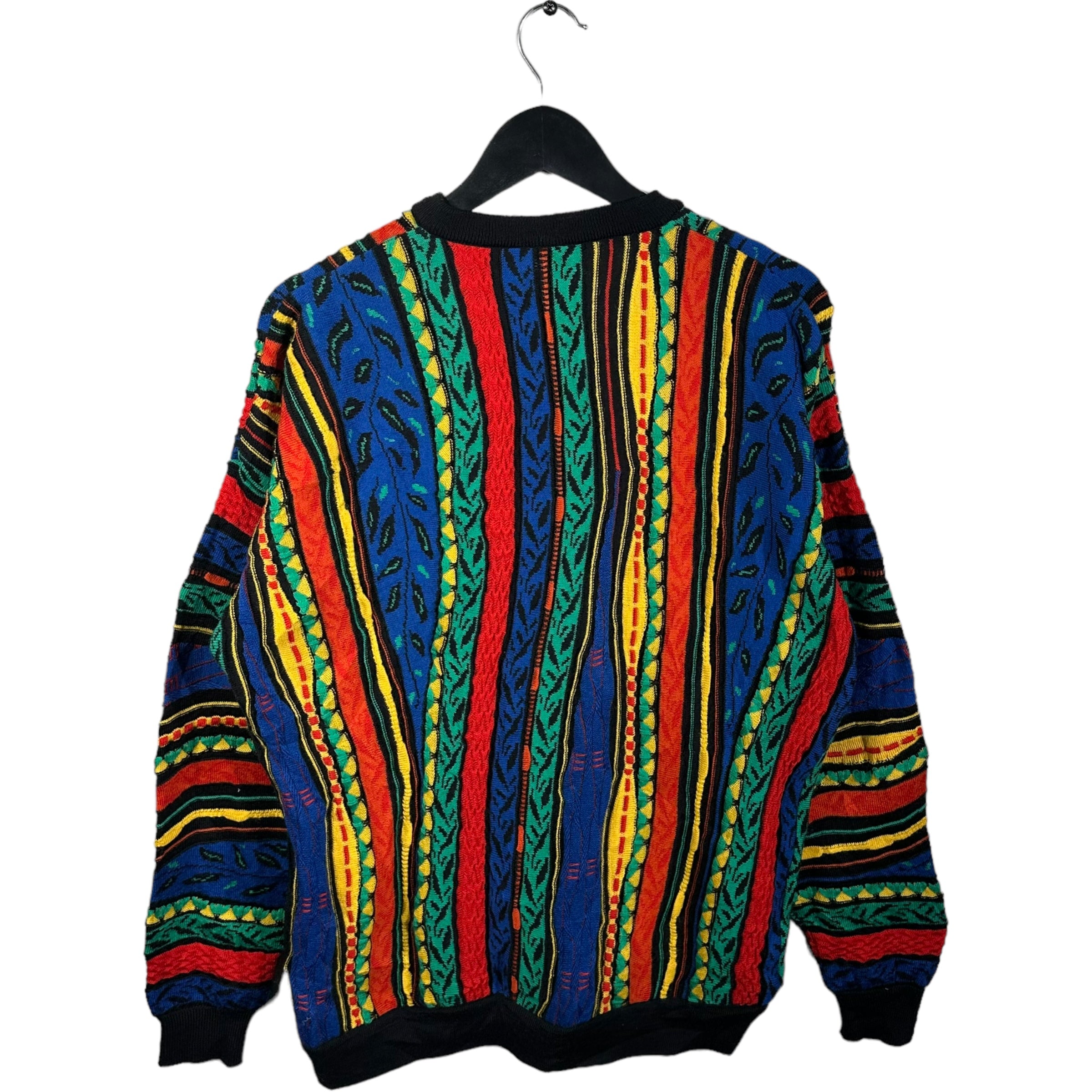 Vintage Toorallie Stripe 3D Knit Sweater