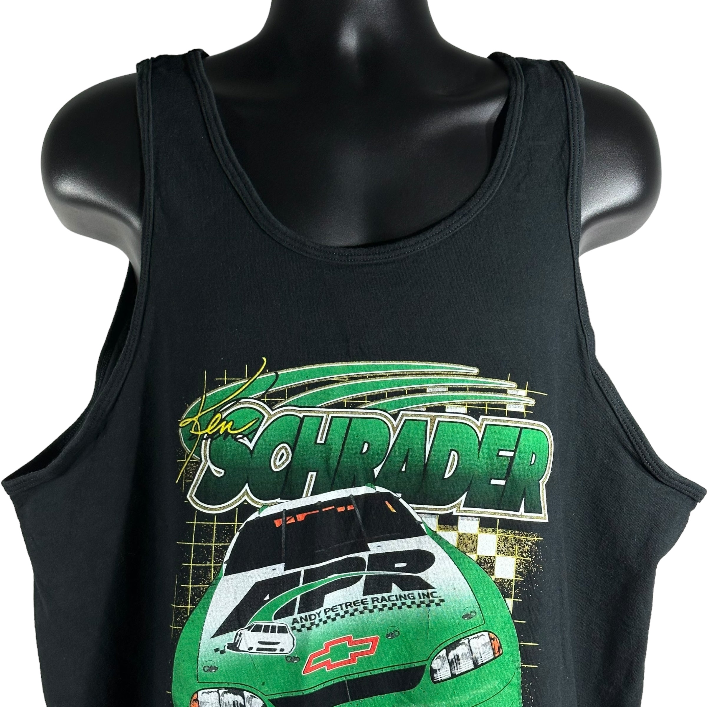 Vintage Ken Schrader #33 NASCAR Tank Top