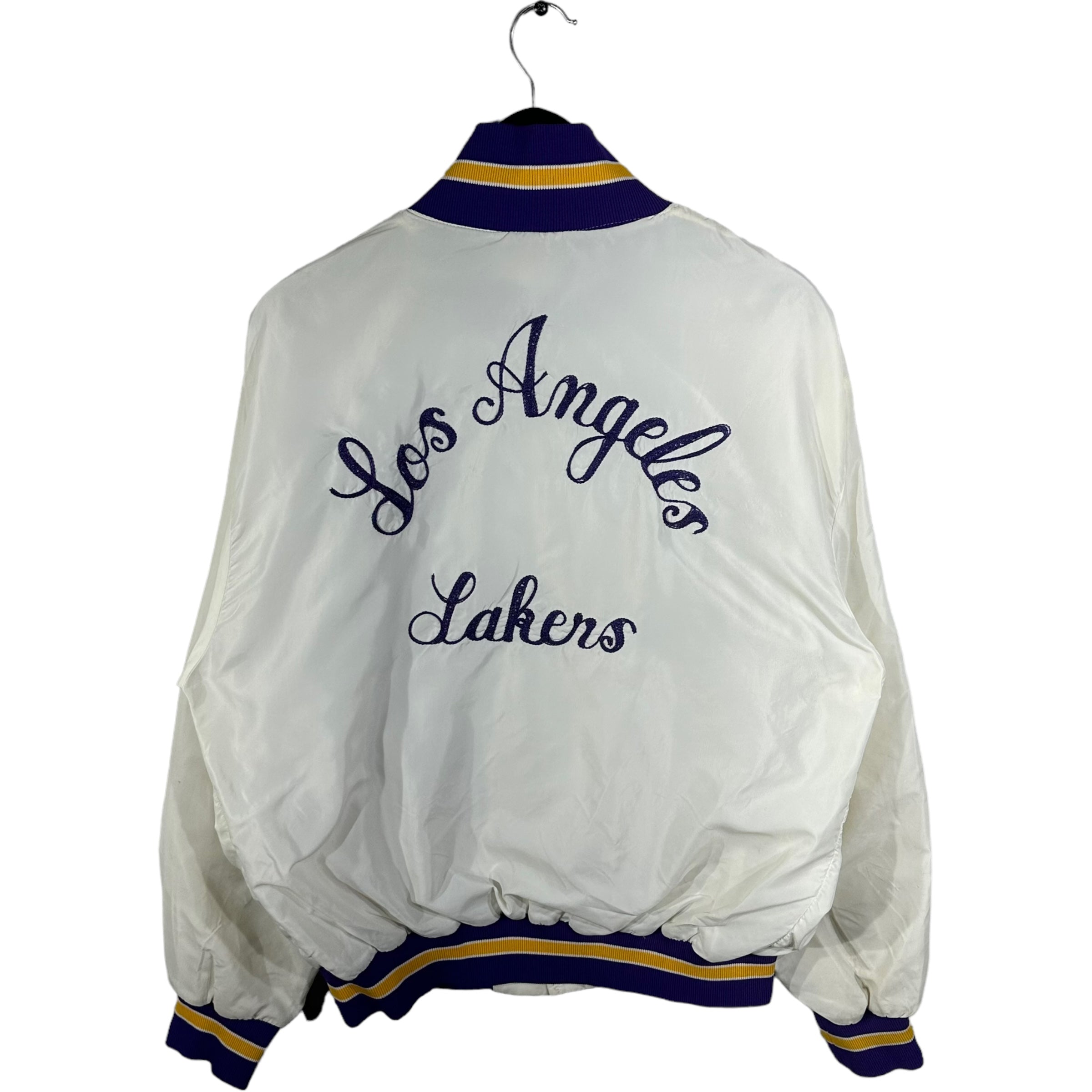 Vintage Los Angeles Lakers Kareem Abdul Jabbar Bomber Jacket