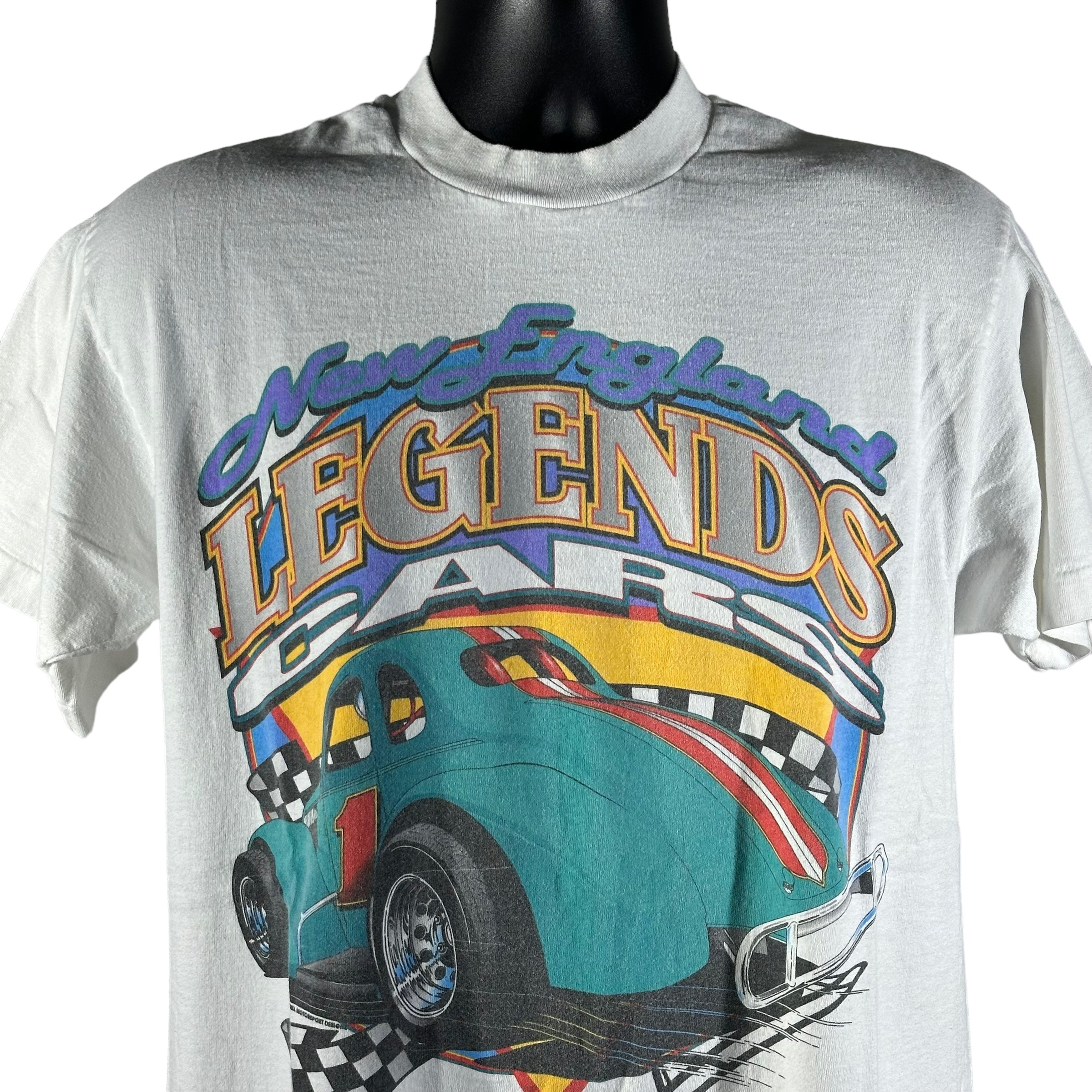 Vintage New England Legends Cars Tee